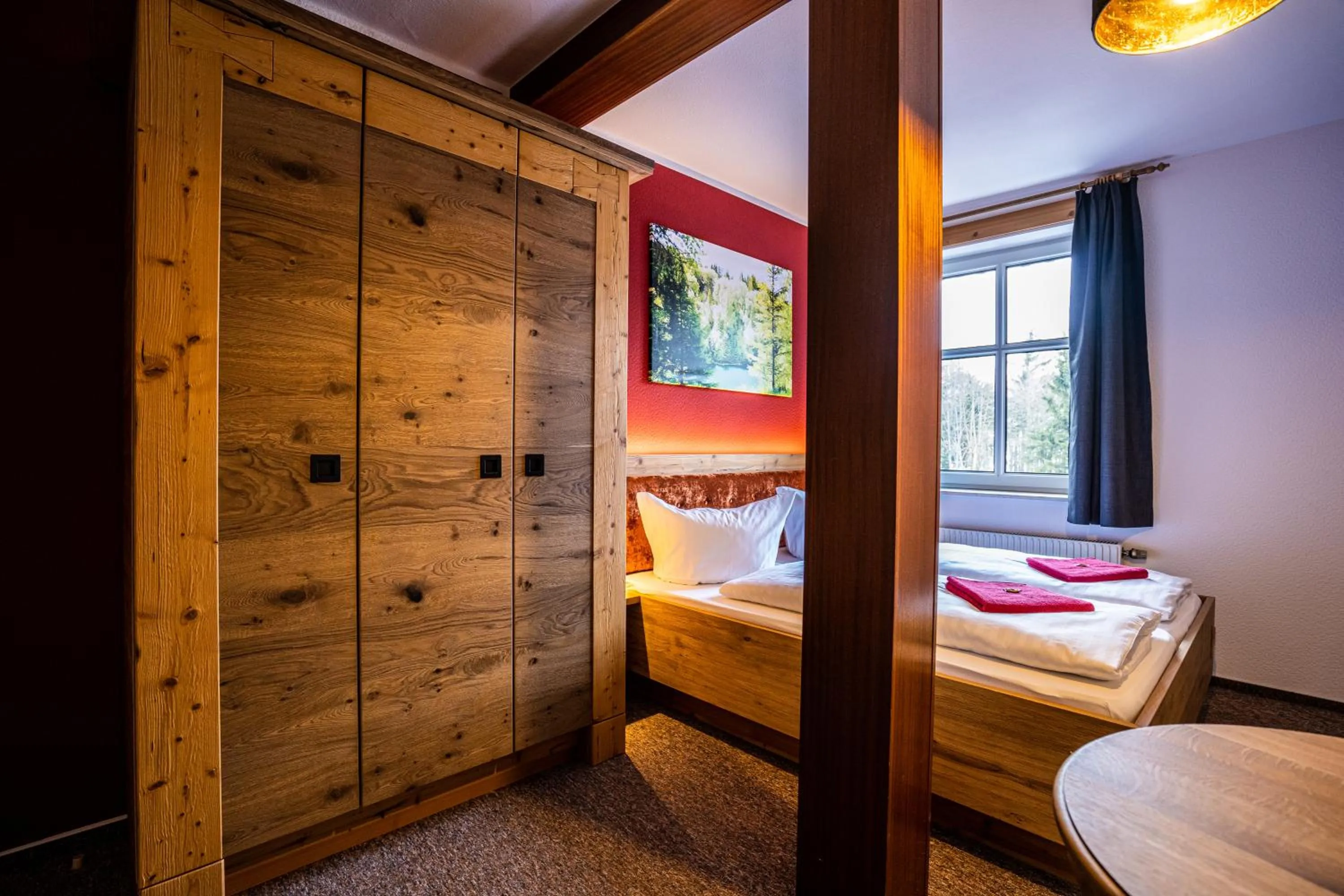 Bed in Berghotel Bärenstein