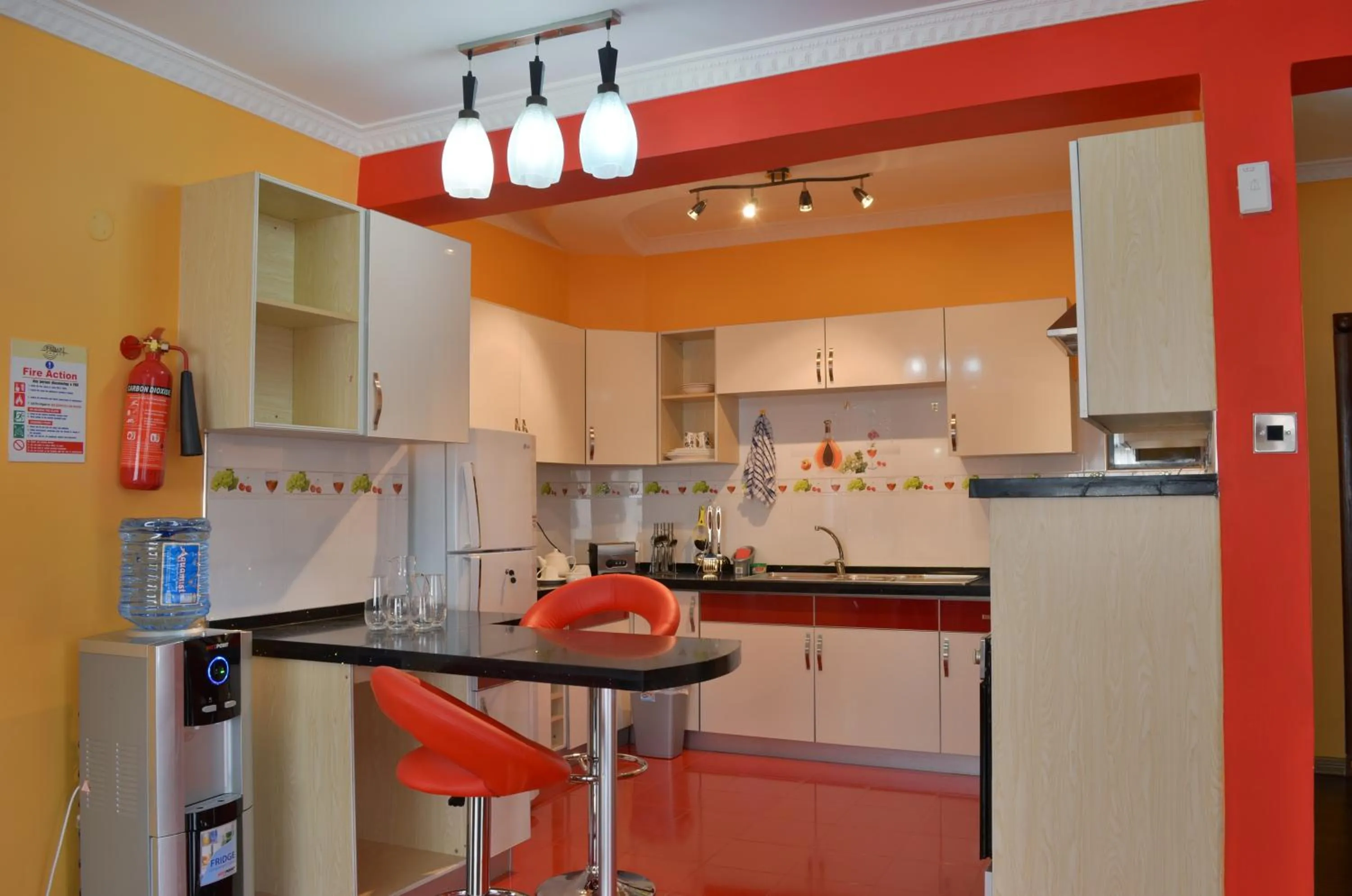 Living room in Fahari Palace Serviced Apartments