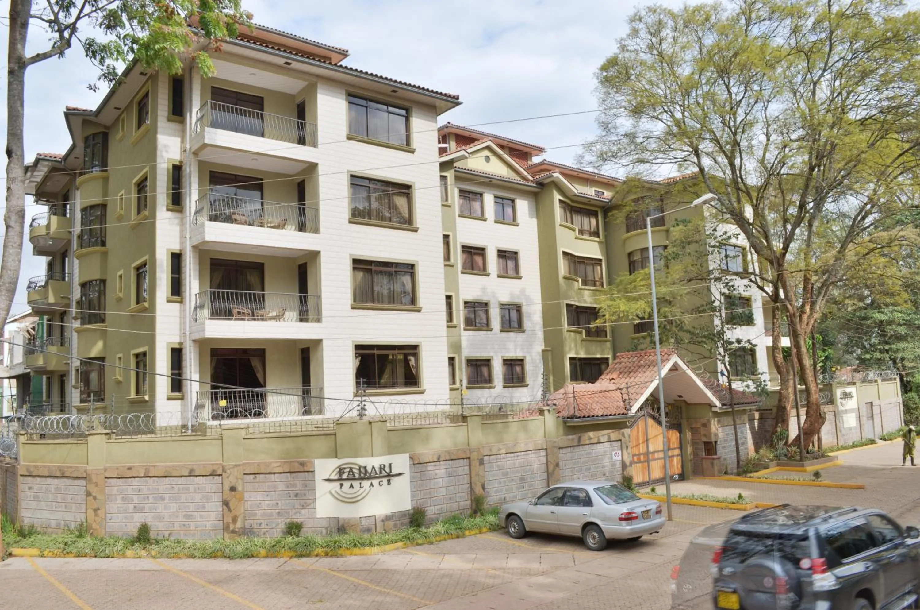 Facade/entrance in Fahari Palace Serviced Apartments