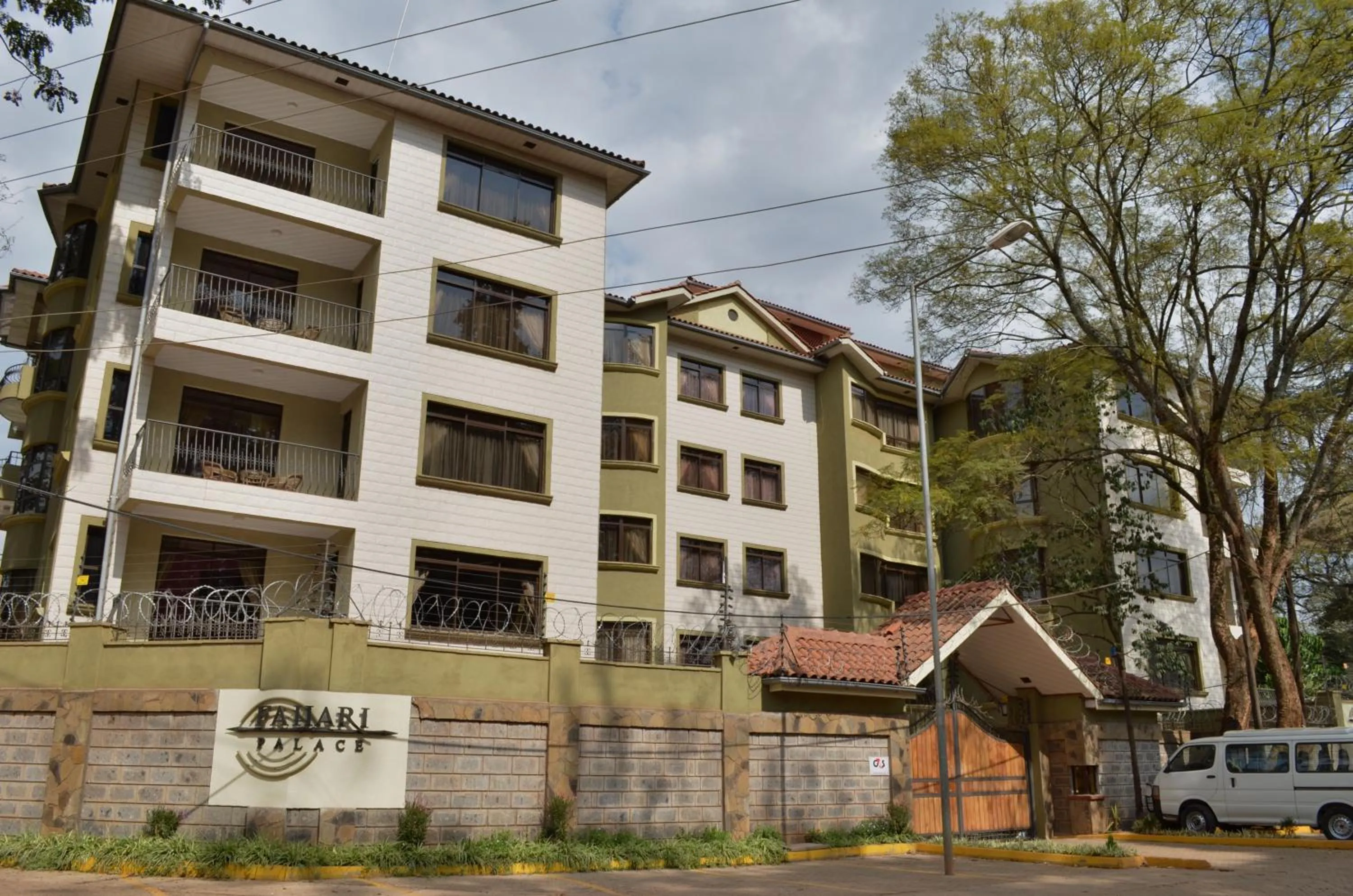 Facade/entrance in Fahari Palace Serviced Apartments