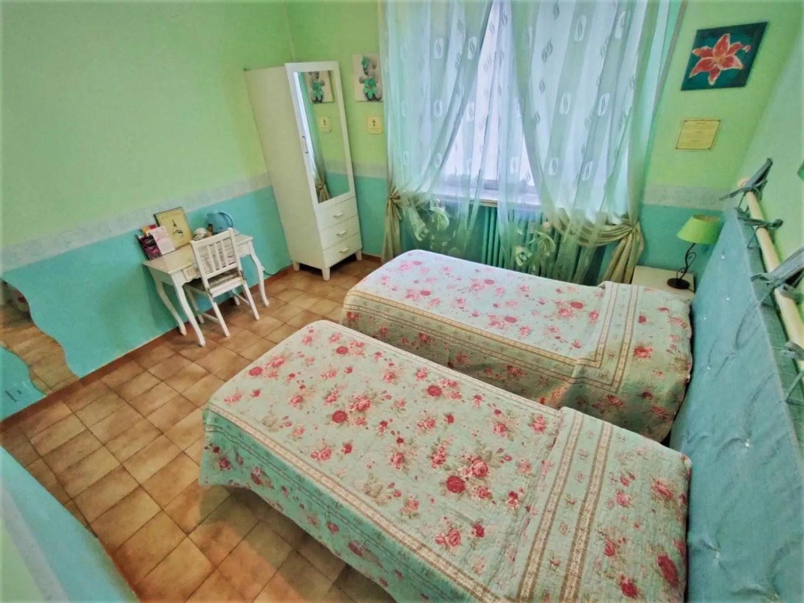 Bed in Hotel Serenella