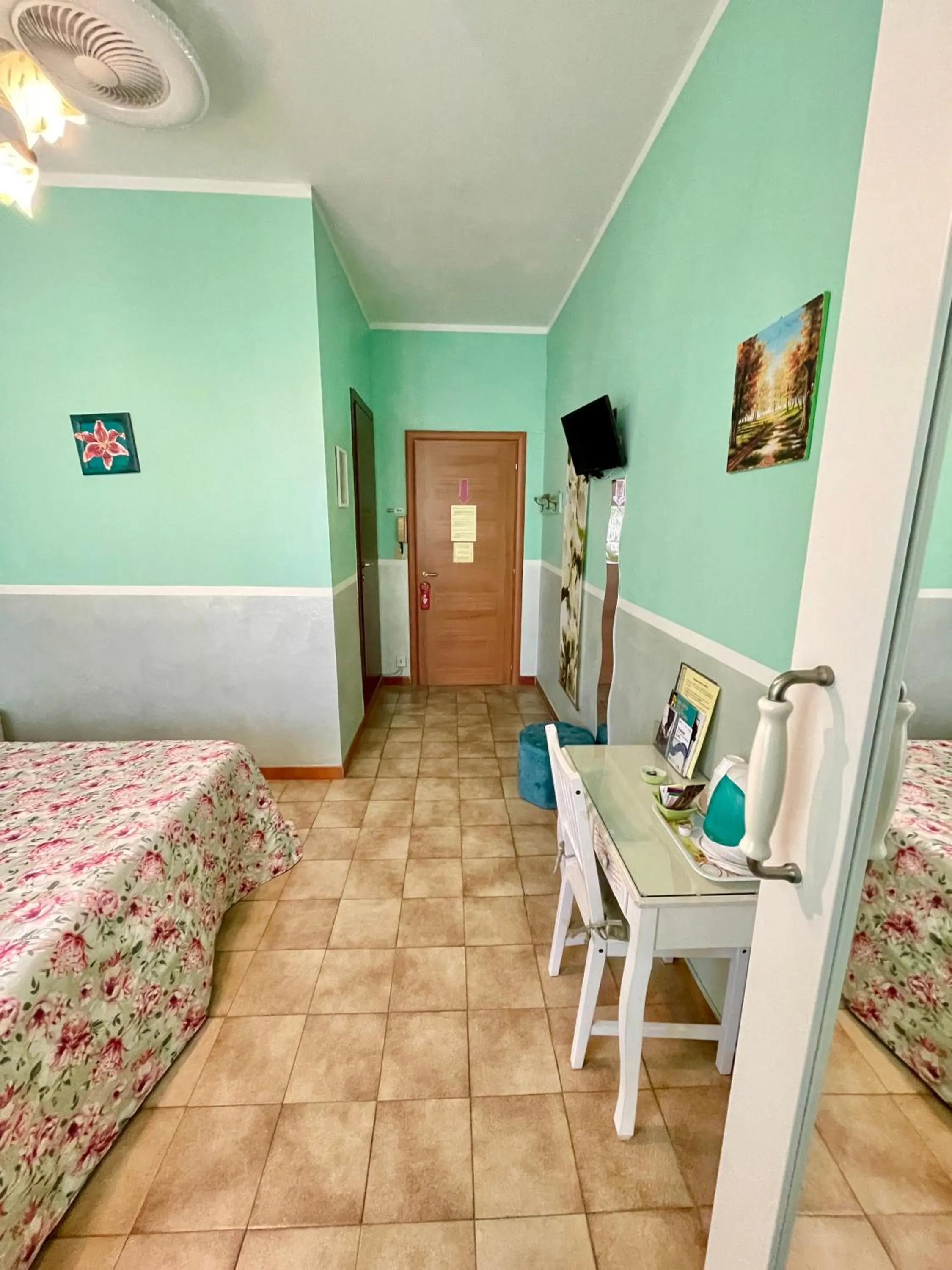 Bed in Hotel Serenella