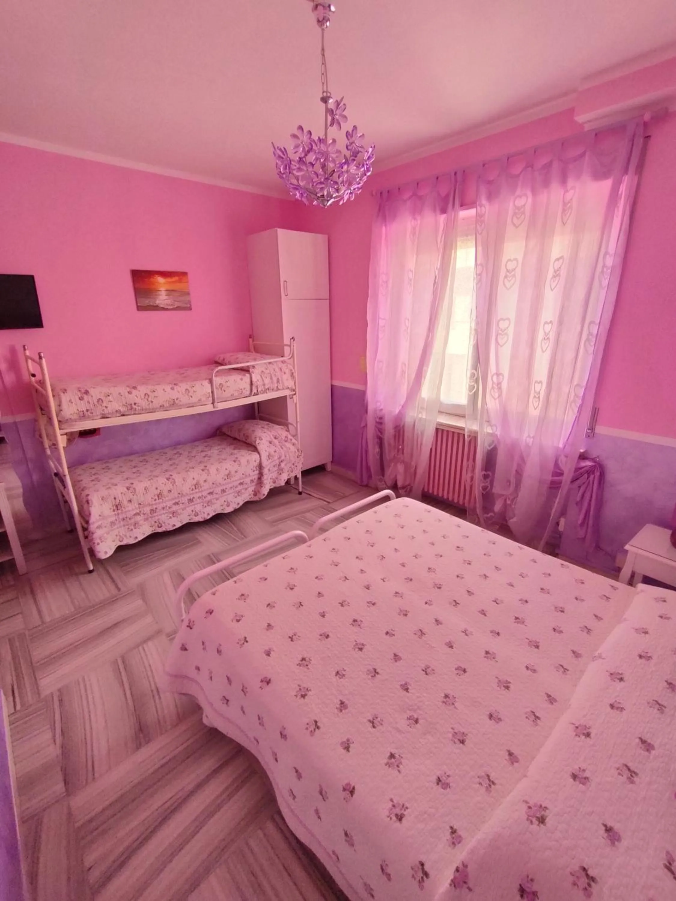 Bed in Hotel Serenella