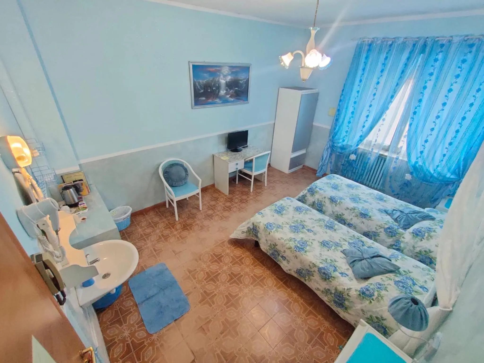 Bed in Hotel Serenella