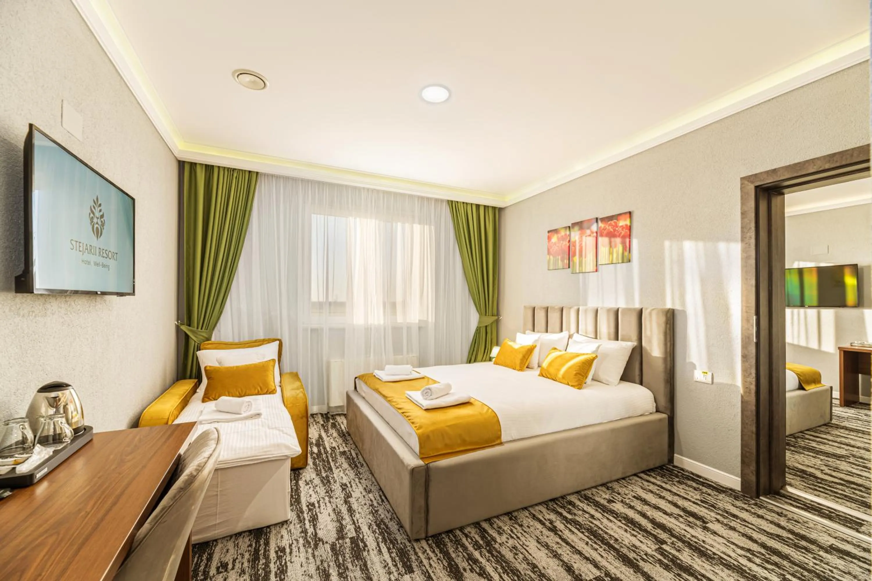 Family, Bed in Stejarii Resort