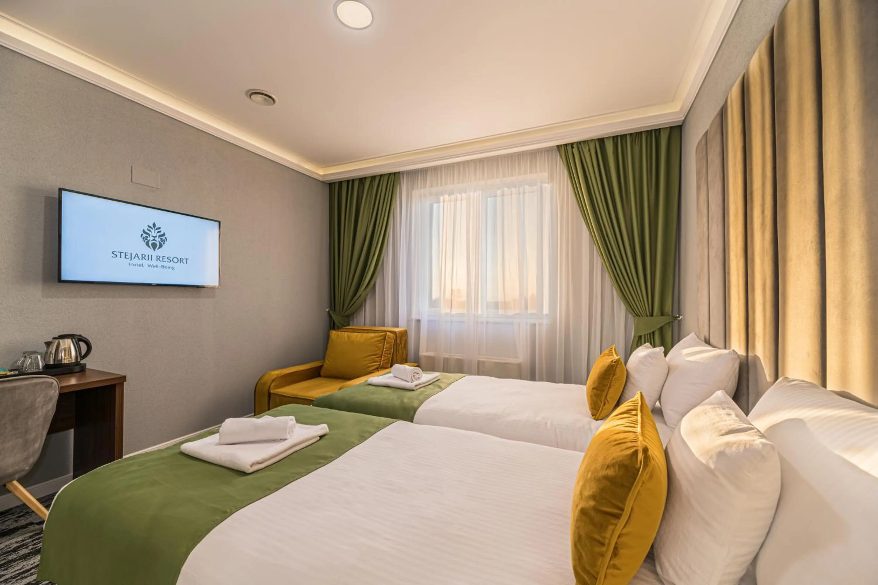 Bed in Stejarii Resort