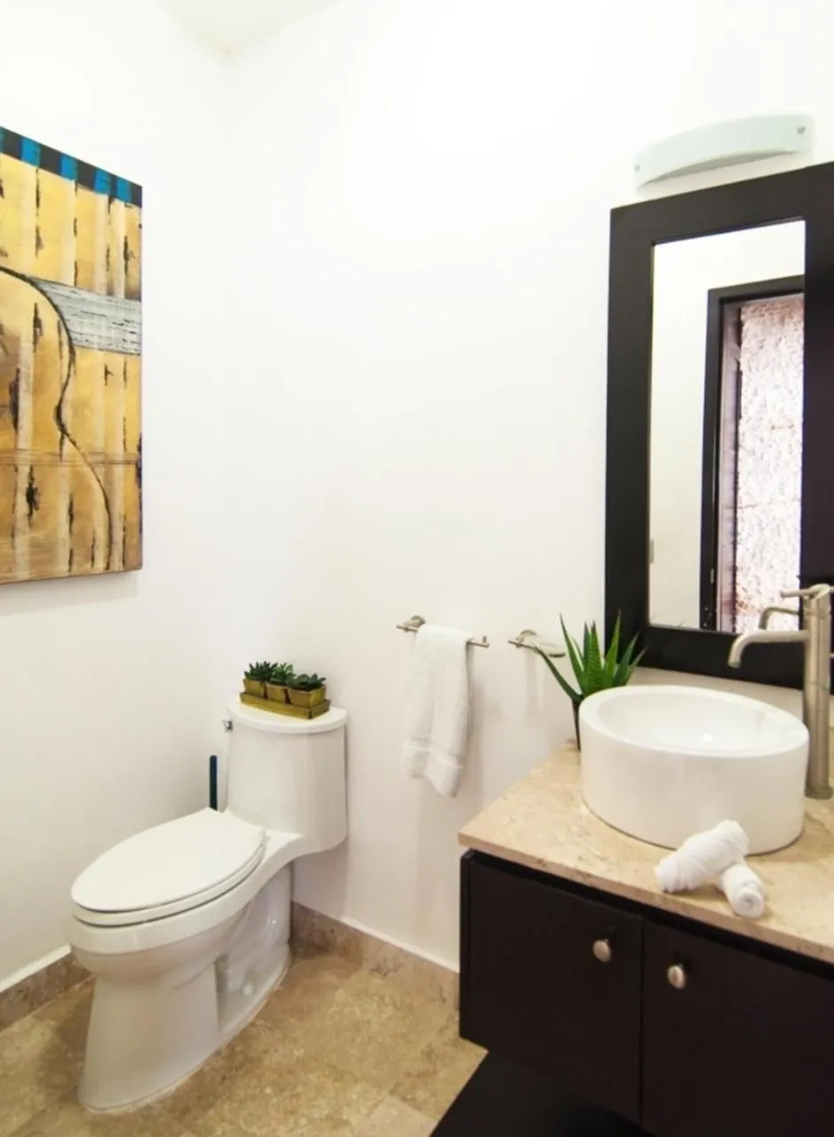 Toilet in Exceptional Location Near Beach, Pool-View Balcony