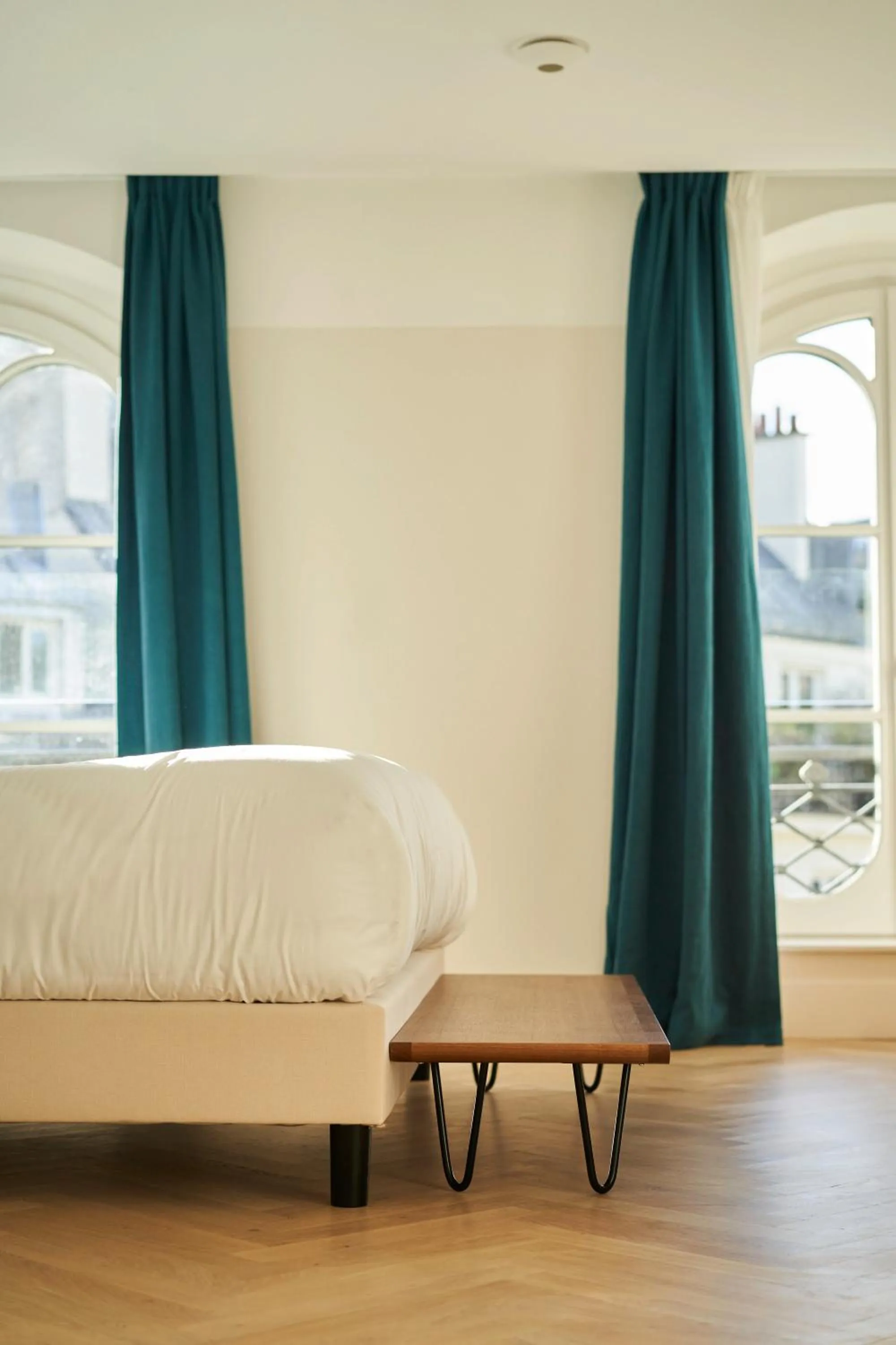 Bedroom, Bed in Hôtel du Sentier