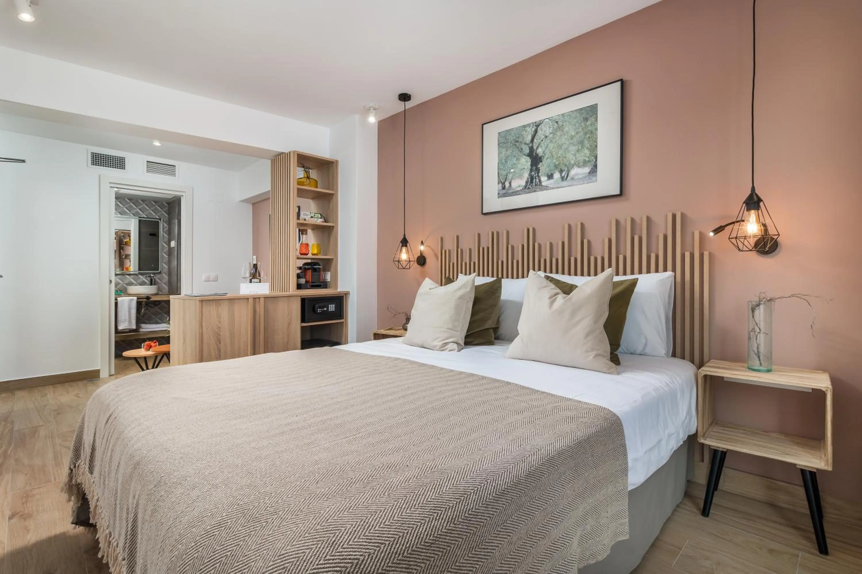 Bed in Linda Boutique Hotel