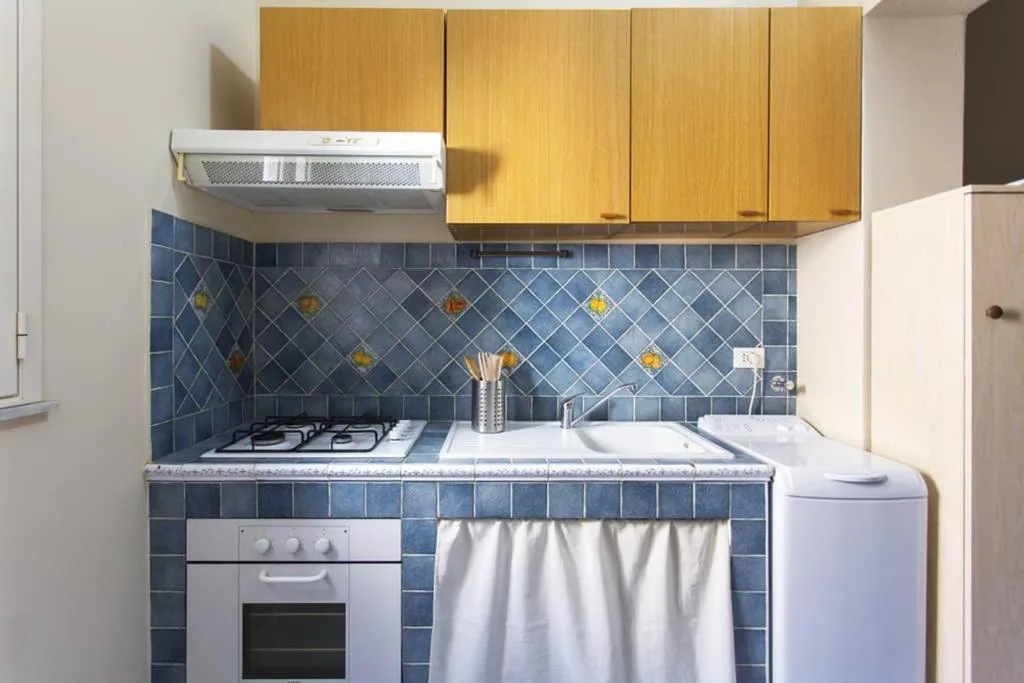 Kitchen or kitchenette in Da Mari e Paolo
