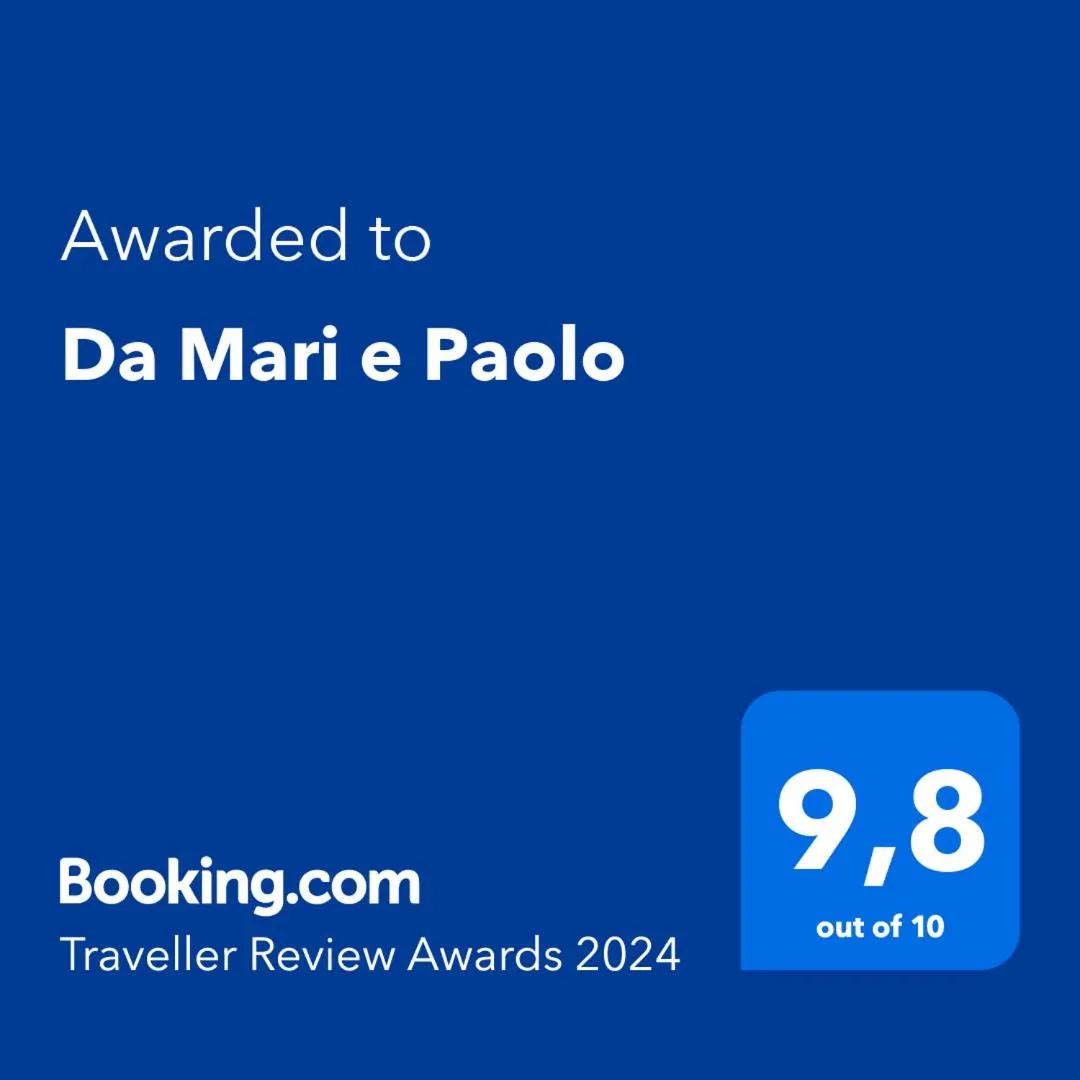 Logo/Certificate/Sign in Da Mari e Paolo
