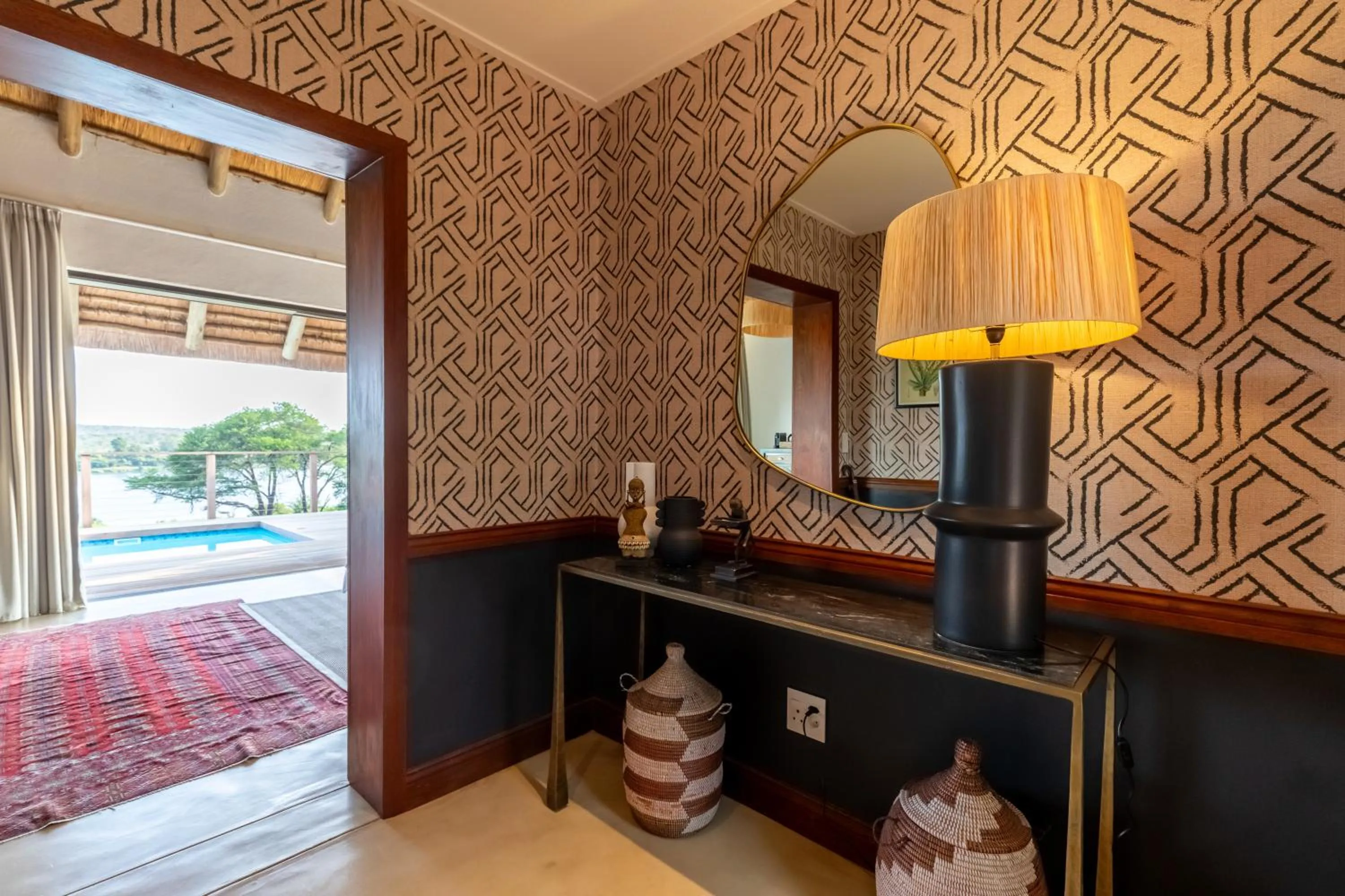 Living room in Buhala Lodge