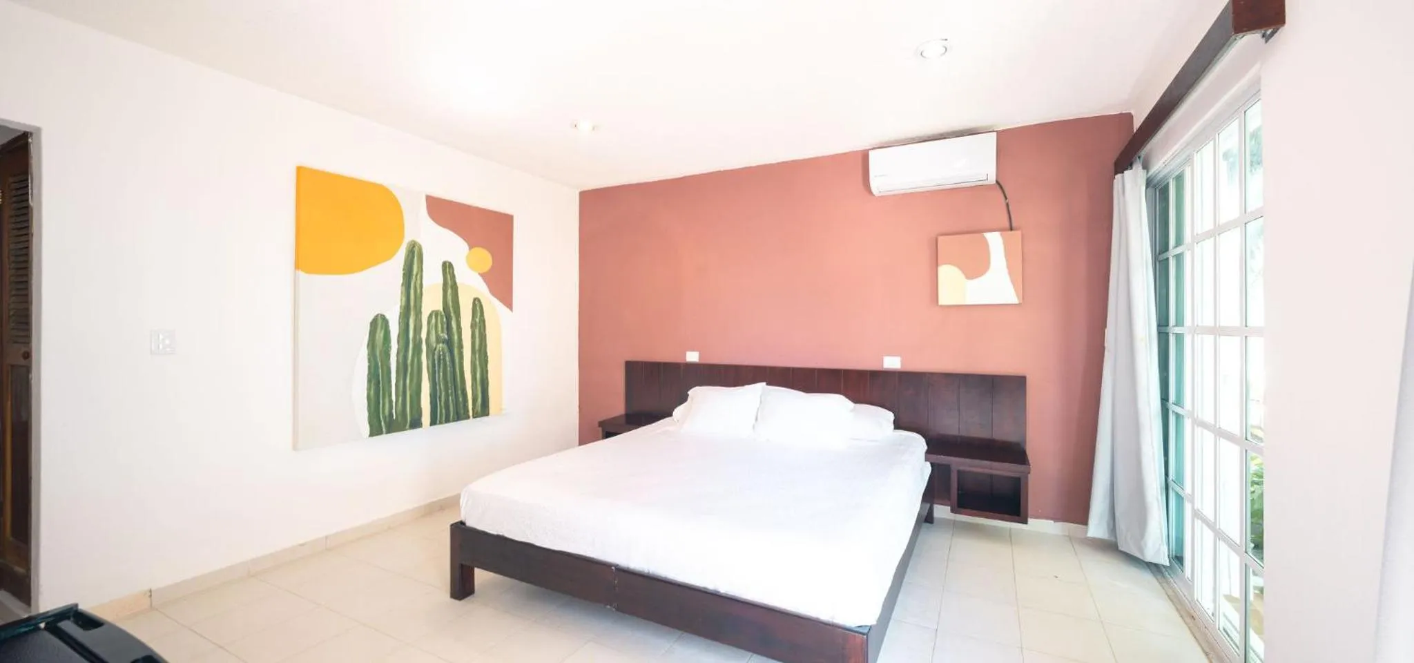 Bed in HOTEL & BEACH CLUB OJO DE AGUA