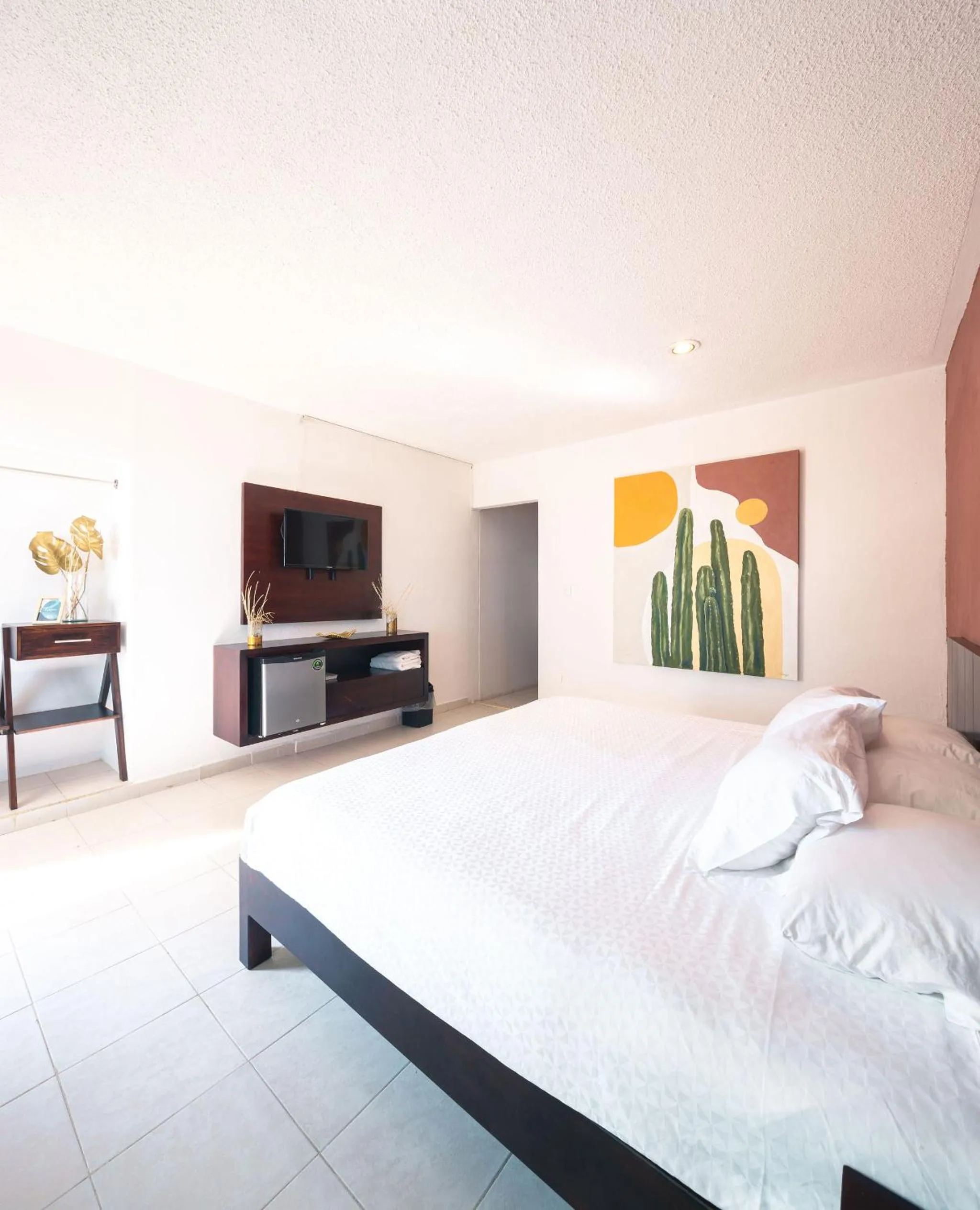 Bed in HOTEL & BEACH CLUB OJO DE AGUA