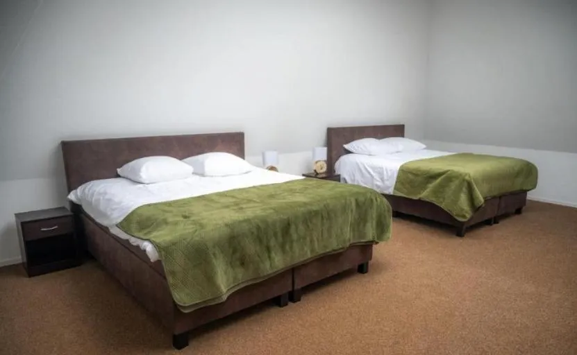 Bed in The Velvet Lodge