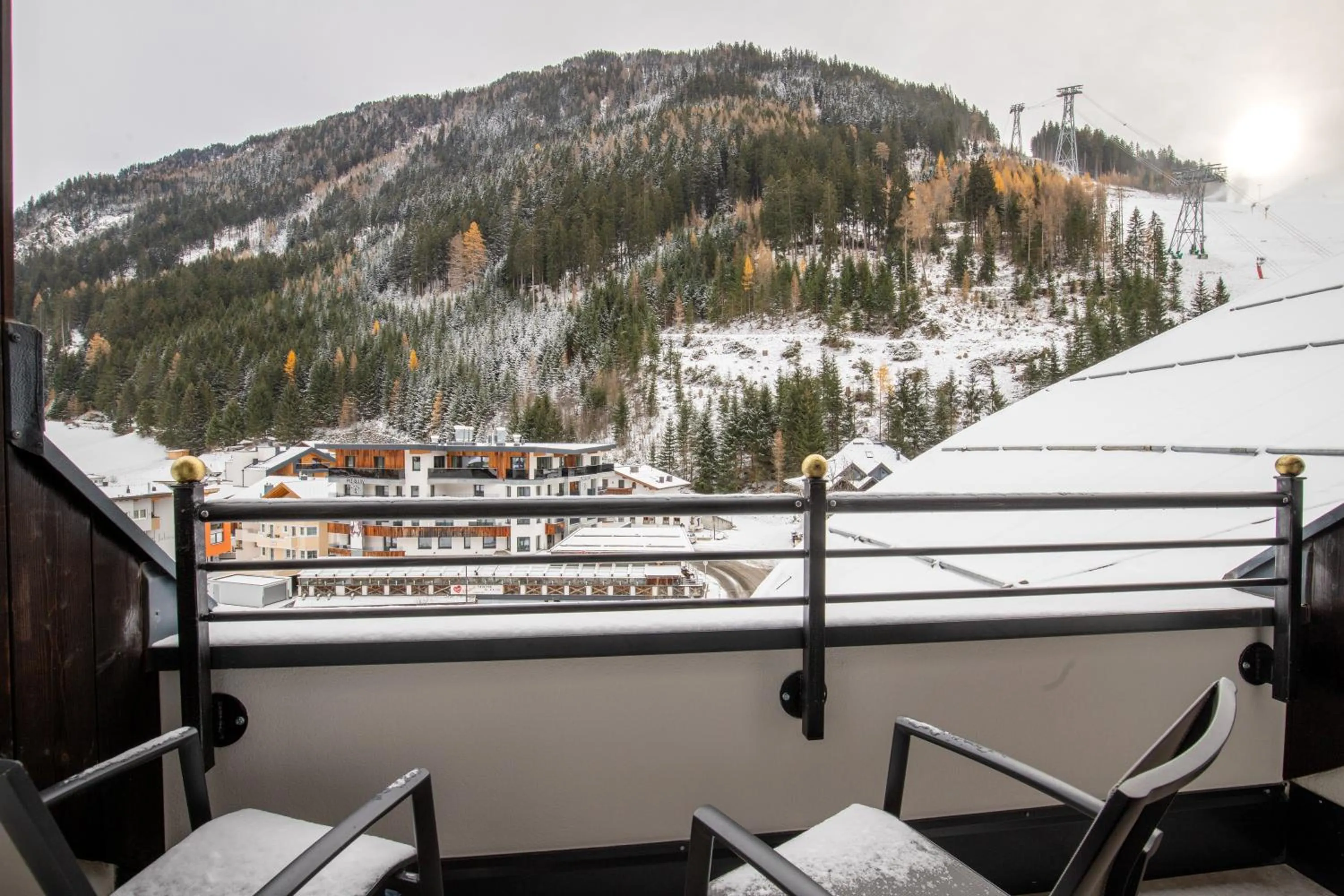 Mountain view in Hotel Garni Monte Bianco