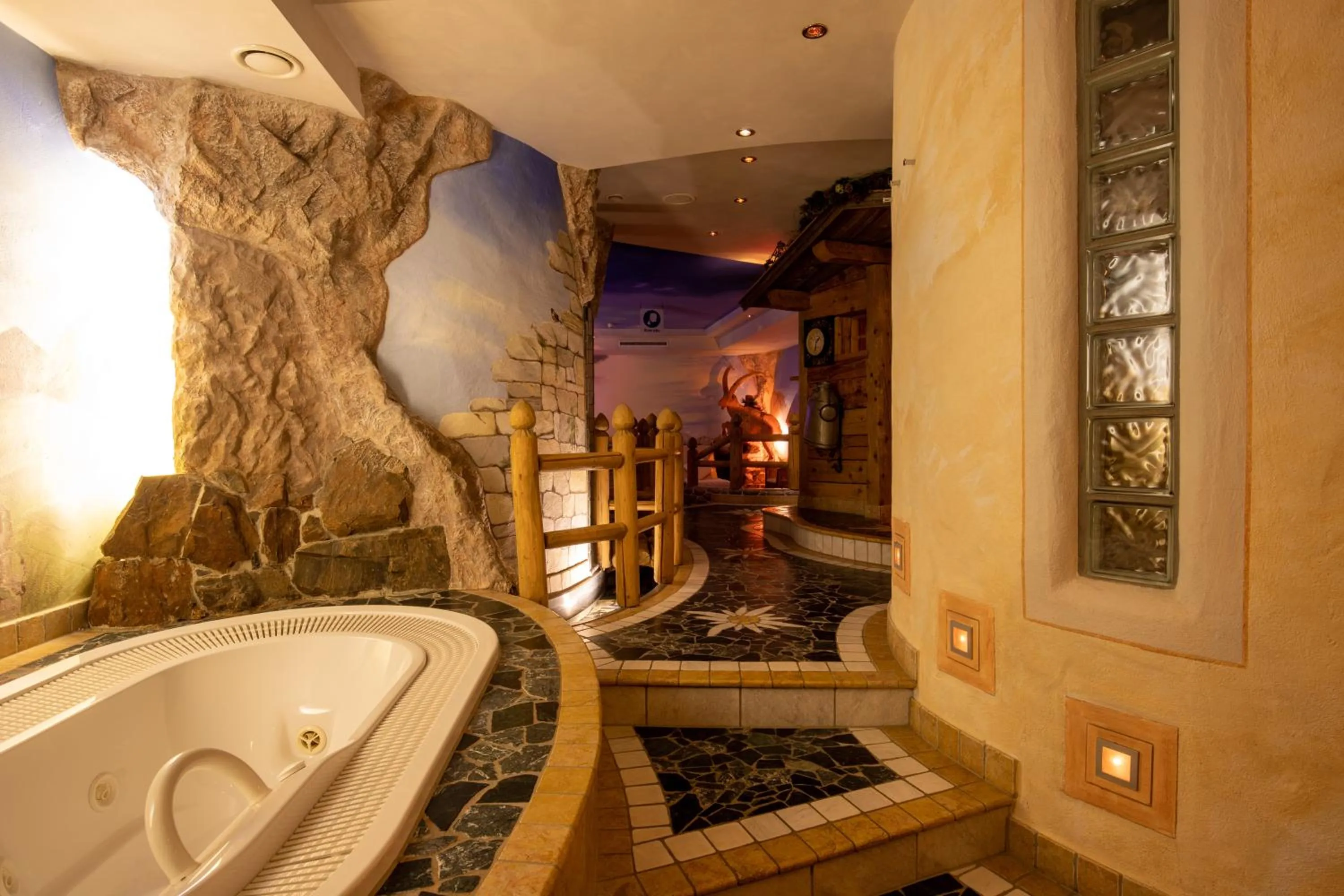 Spa and wellness centre/facilities in Hotel Garni Monte Bianco