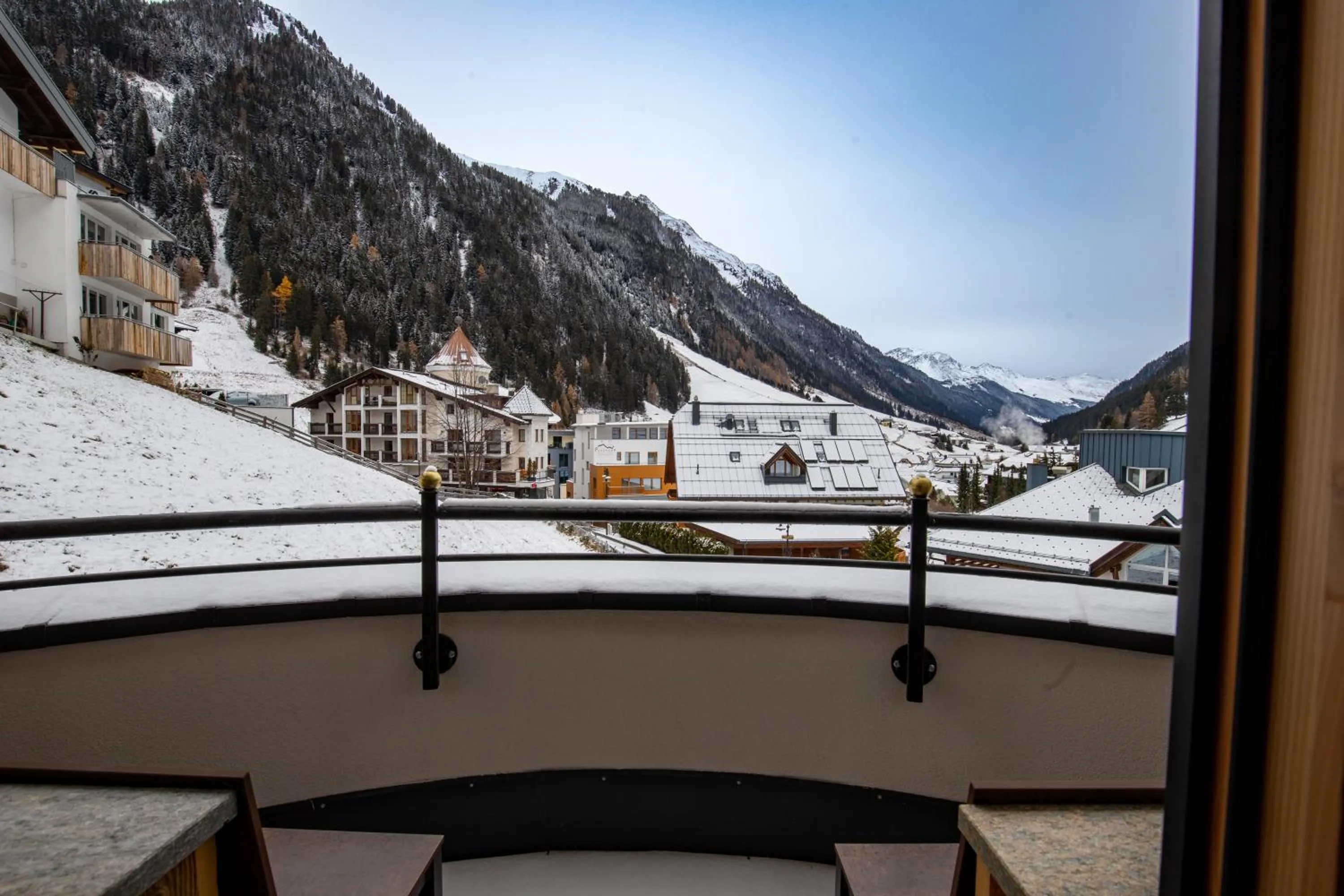 Balcony/Terrace in Hotel Garni Monte Bianco