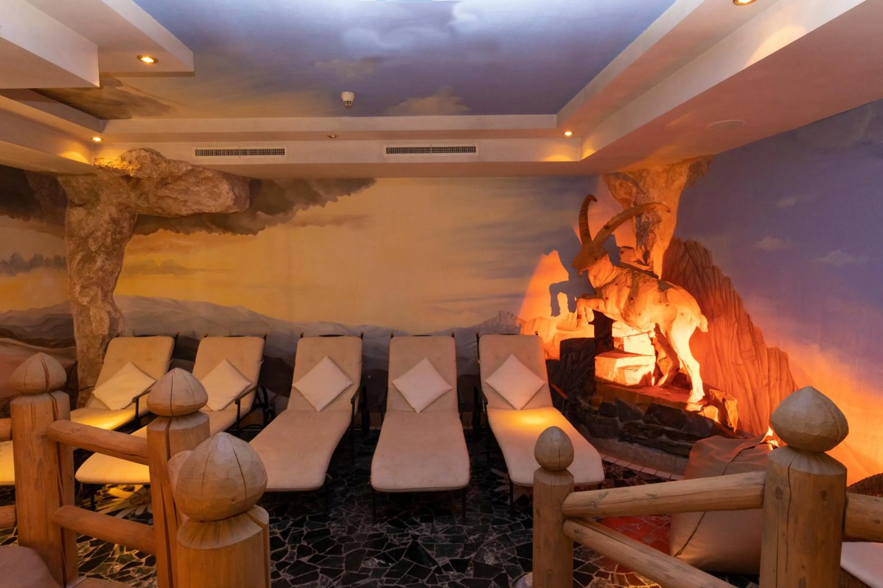 Sauna in Hotel Garni Monte Bianco