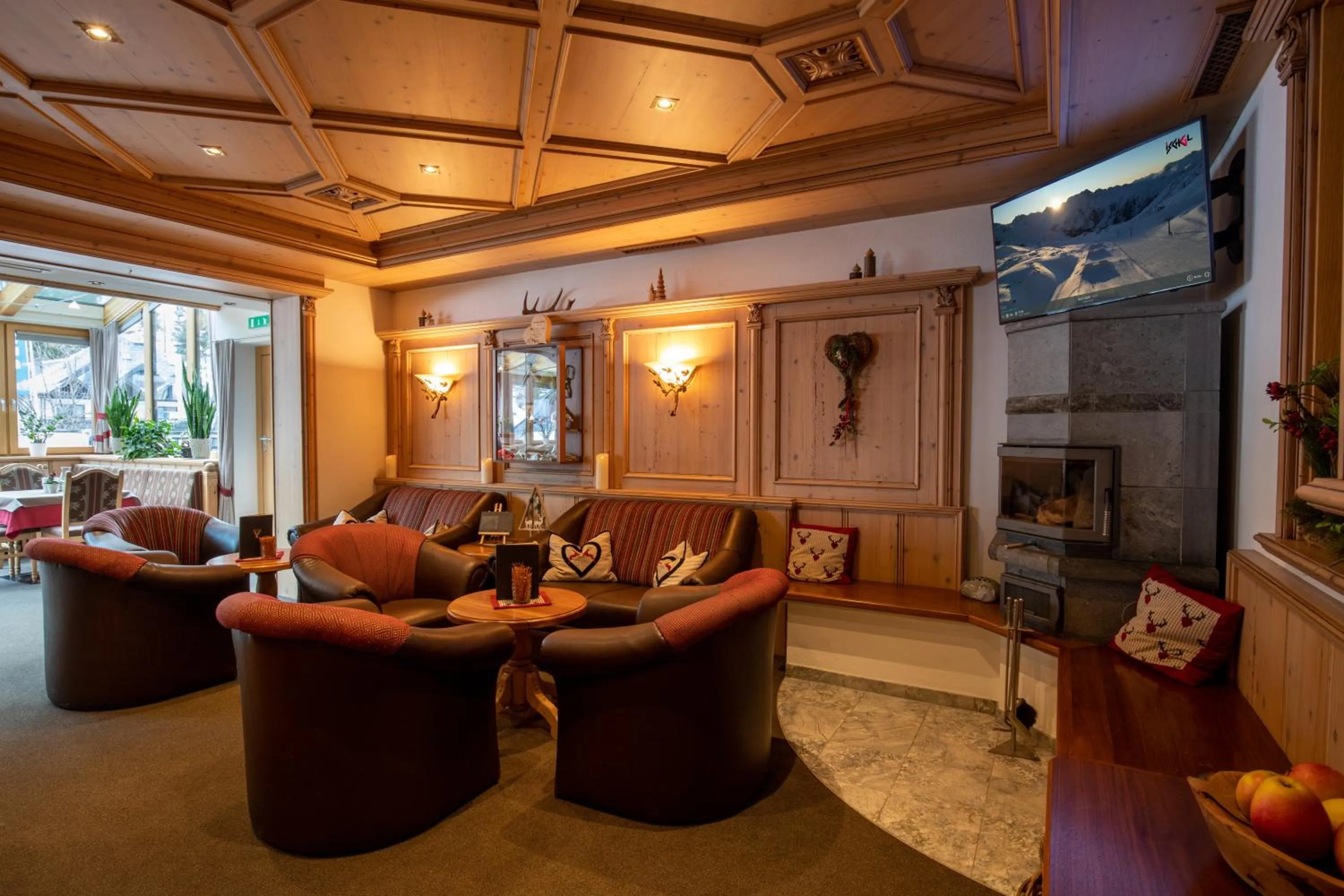 Lounge or bar in Hotel Garni Monte Bianco