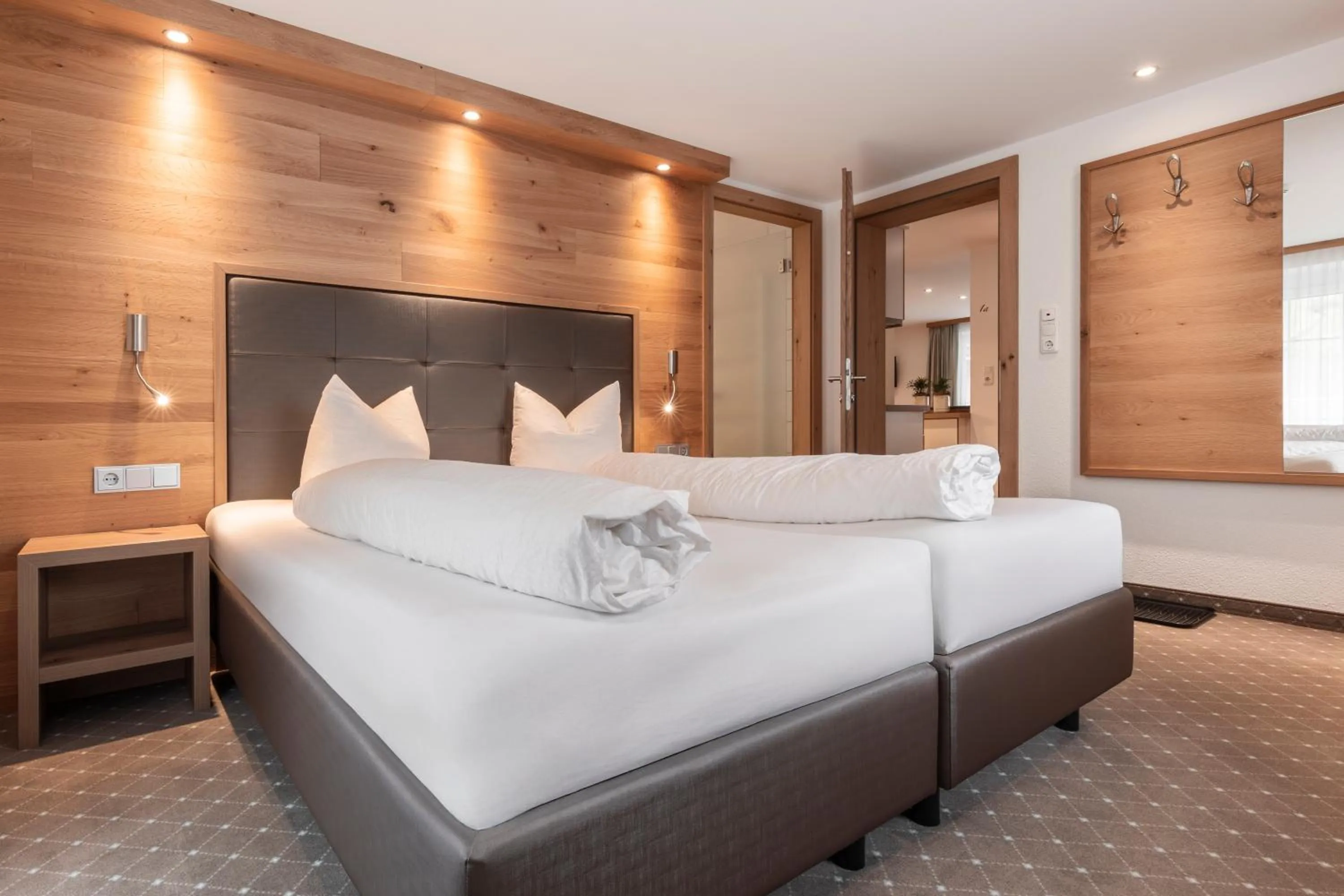 Bed in Hotel Garni Schmid