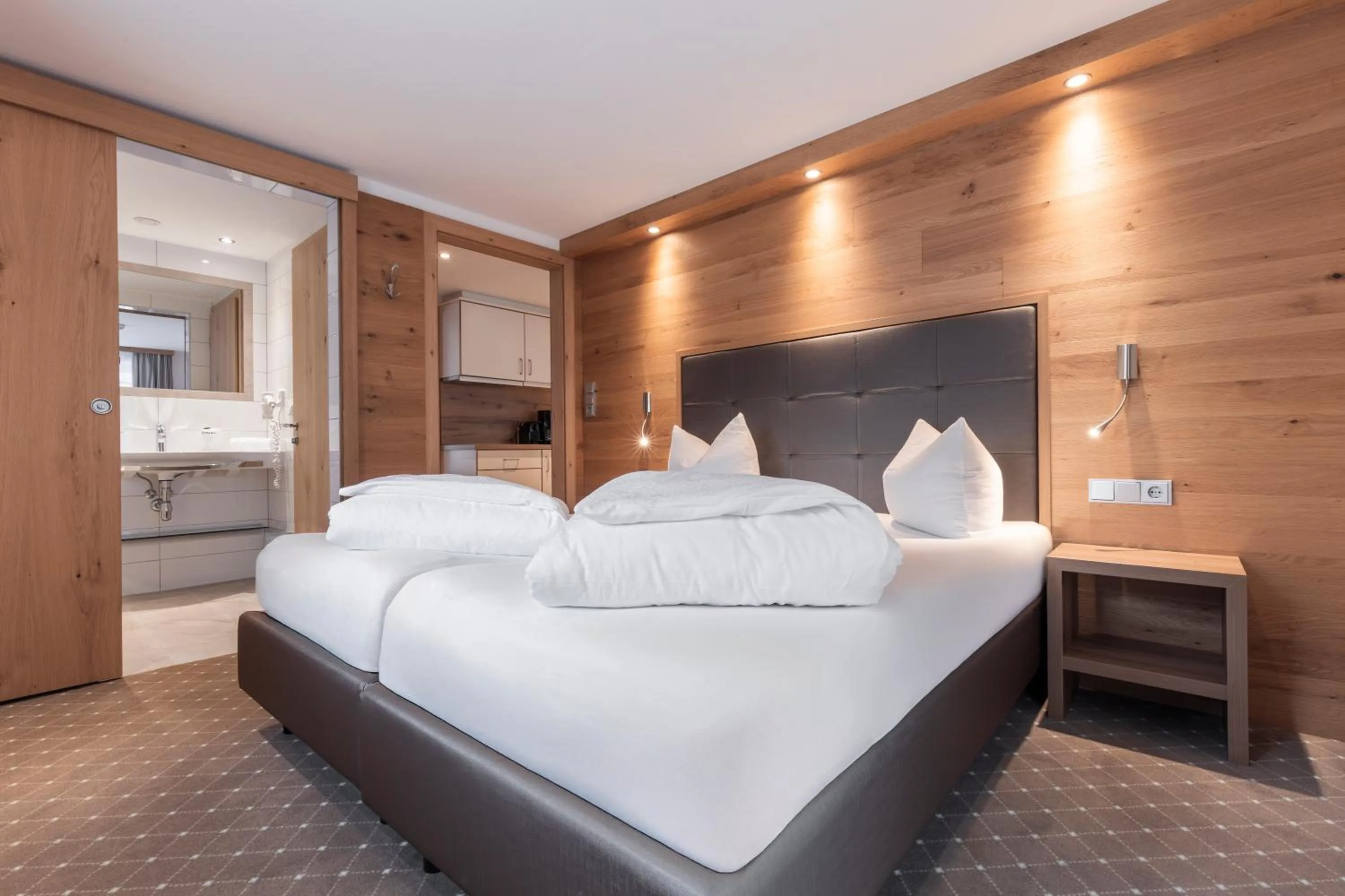 Bed in Hotel Garni Schmid