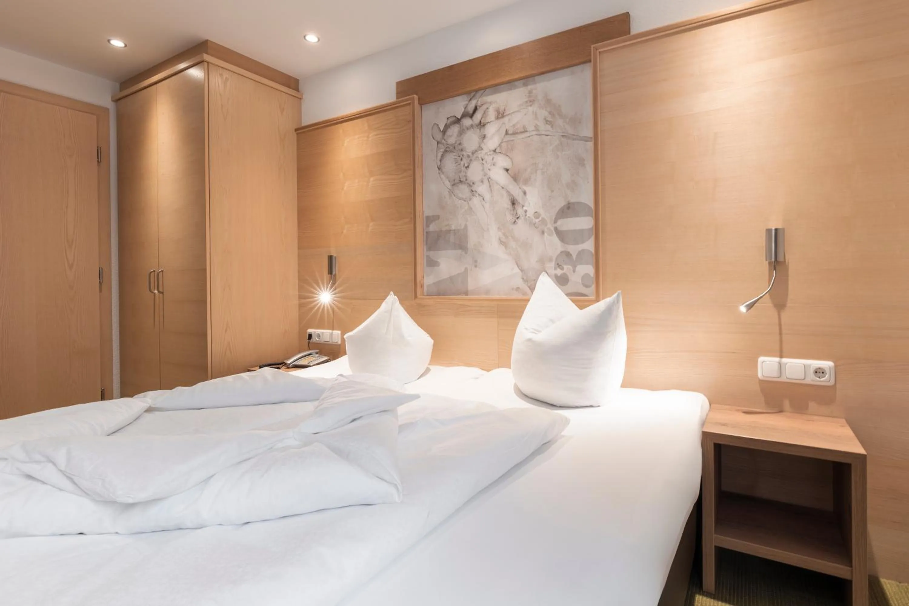 Bed in Hotel Garni Schmid