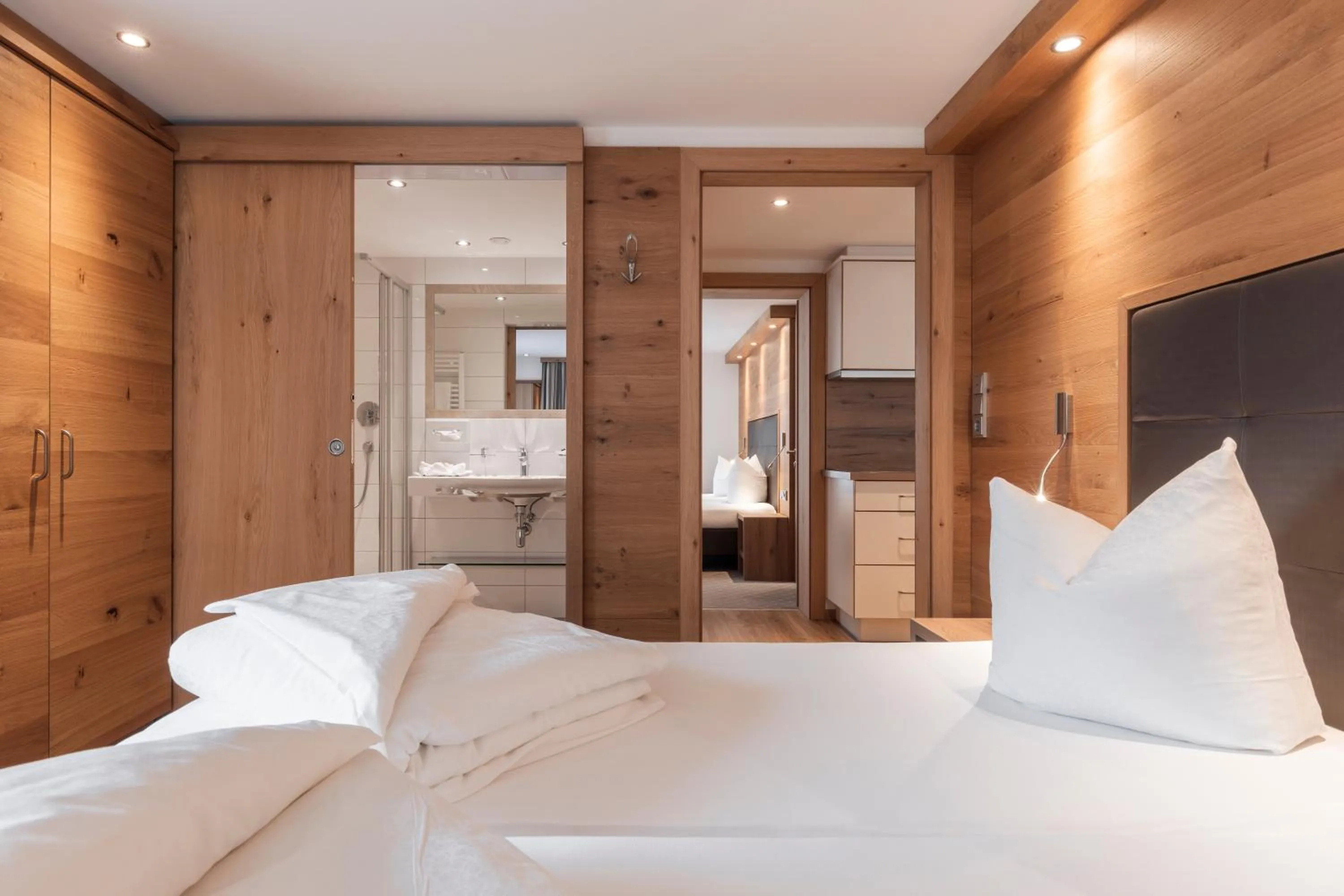 Bed in Hotel Garni Schmid