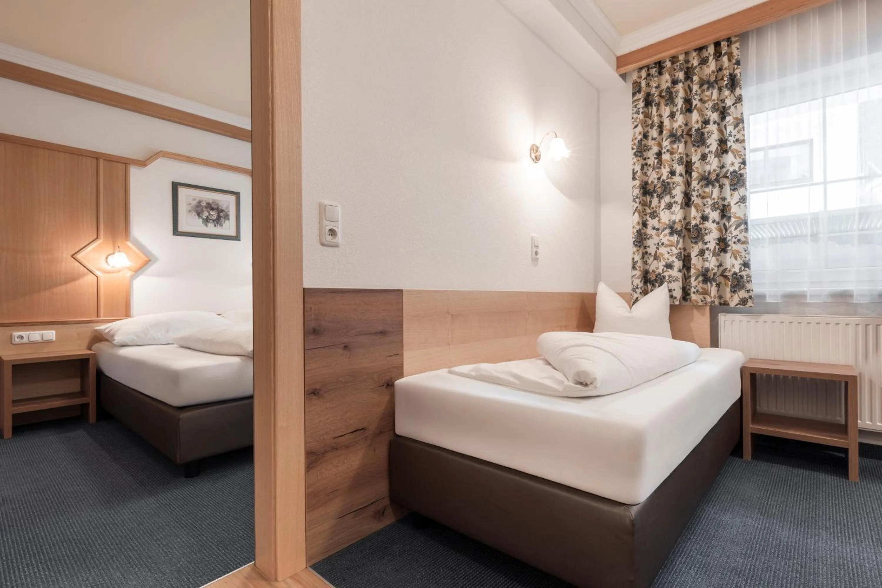 Bed in Hotel Garni Schmid