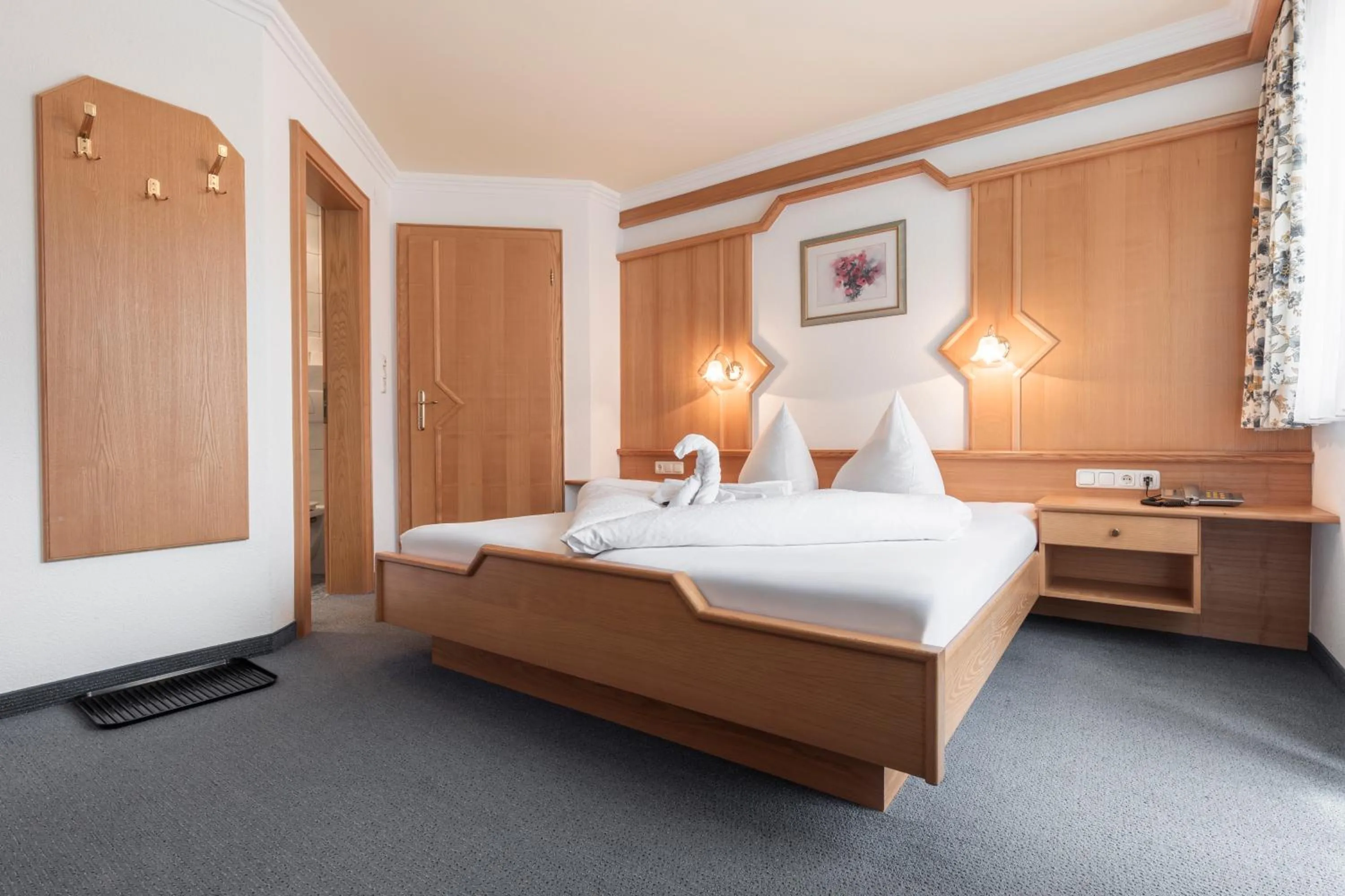 Bed in Hotel Garni Schmid