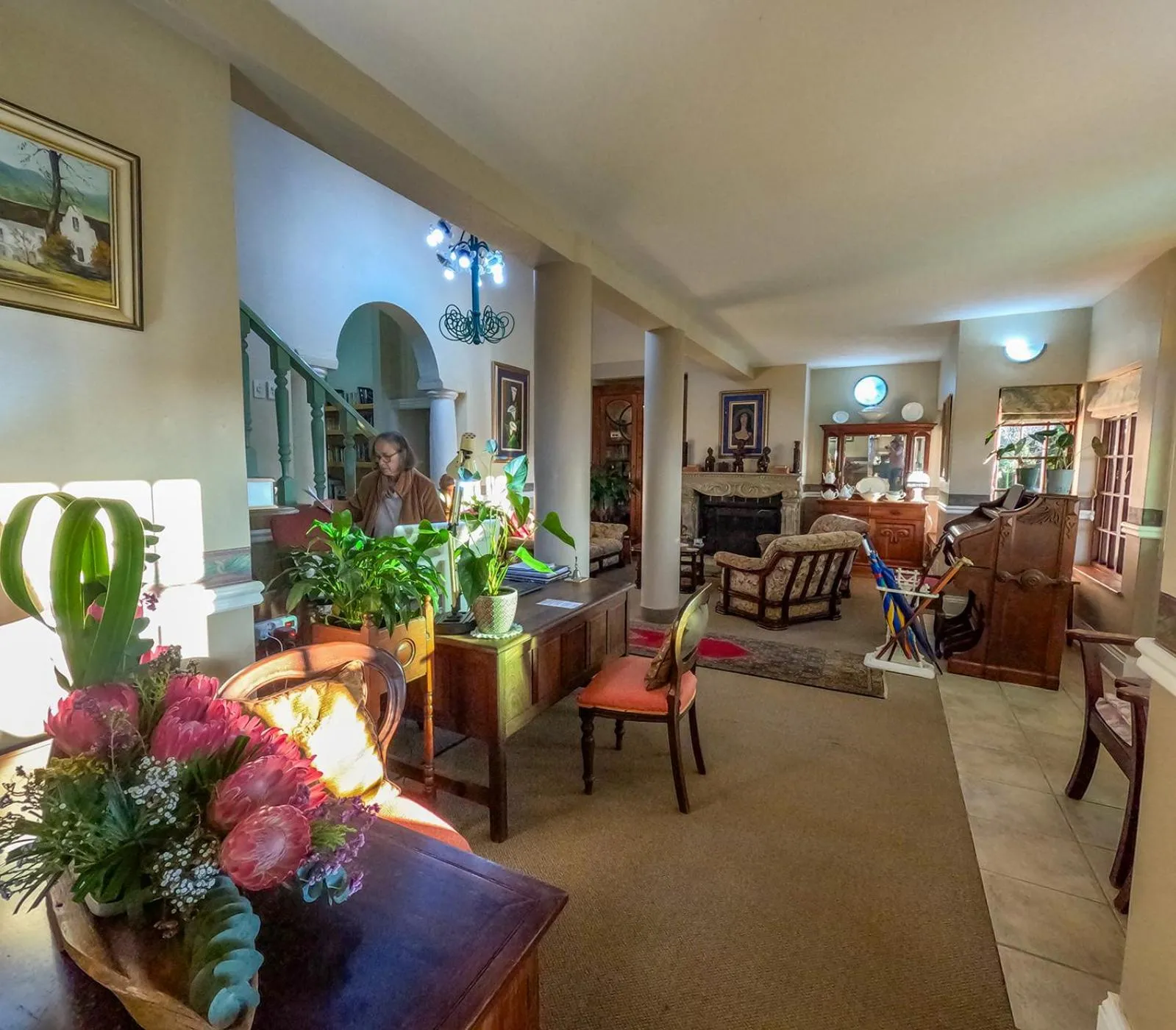 Seating area in Westlodge at Graskop B&B