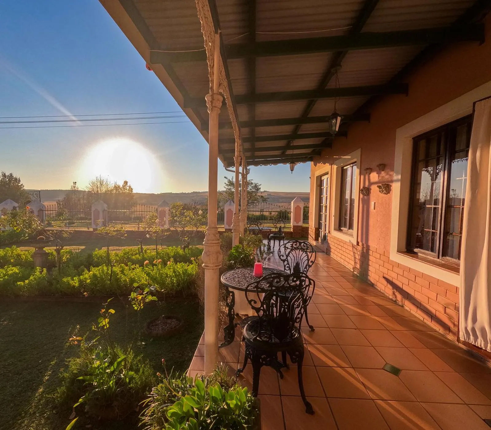 Garden view in Westlodge at Graskop B&B