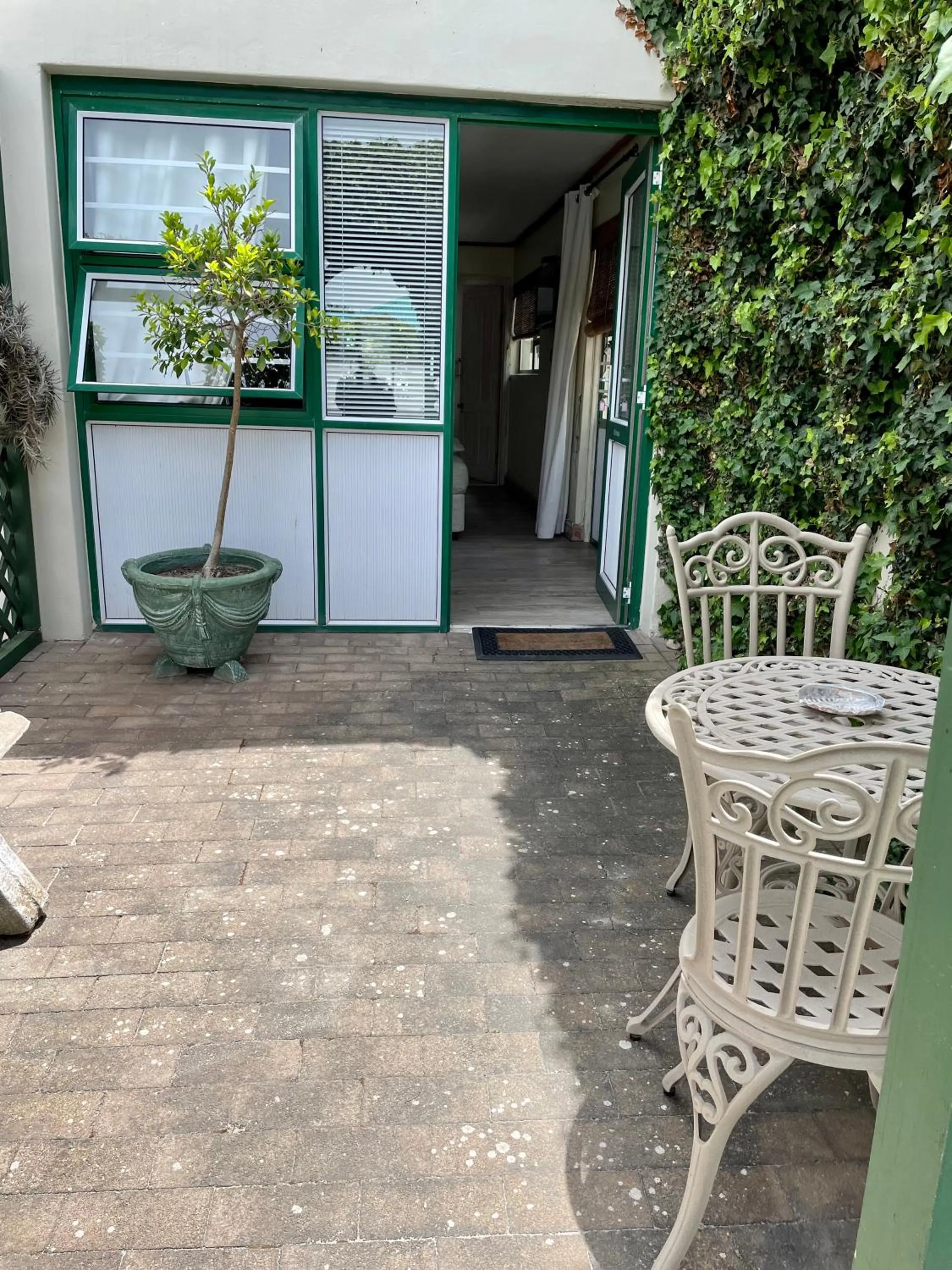 Patio in Sandra's Guest House