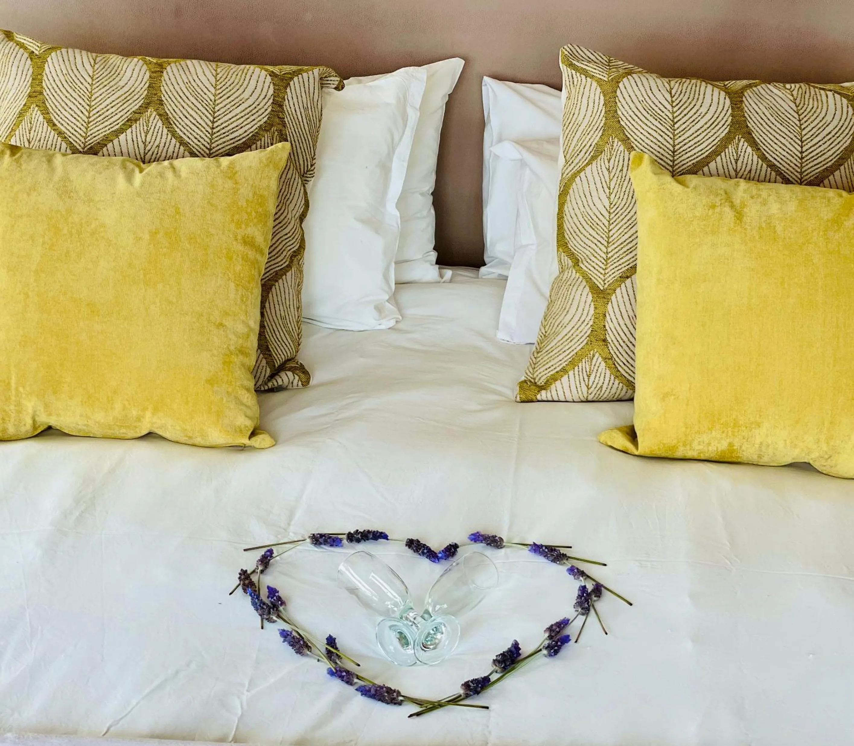 Bed in Sandra's Guest House