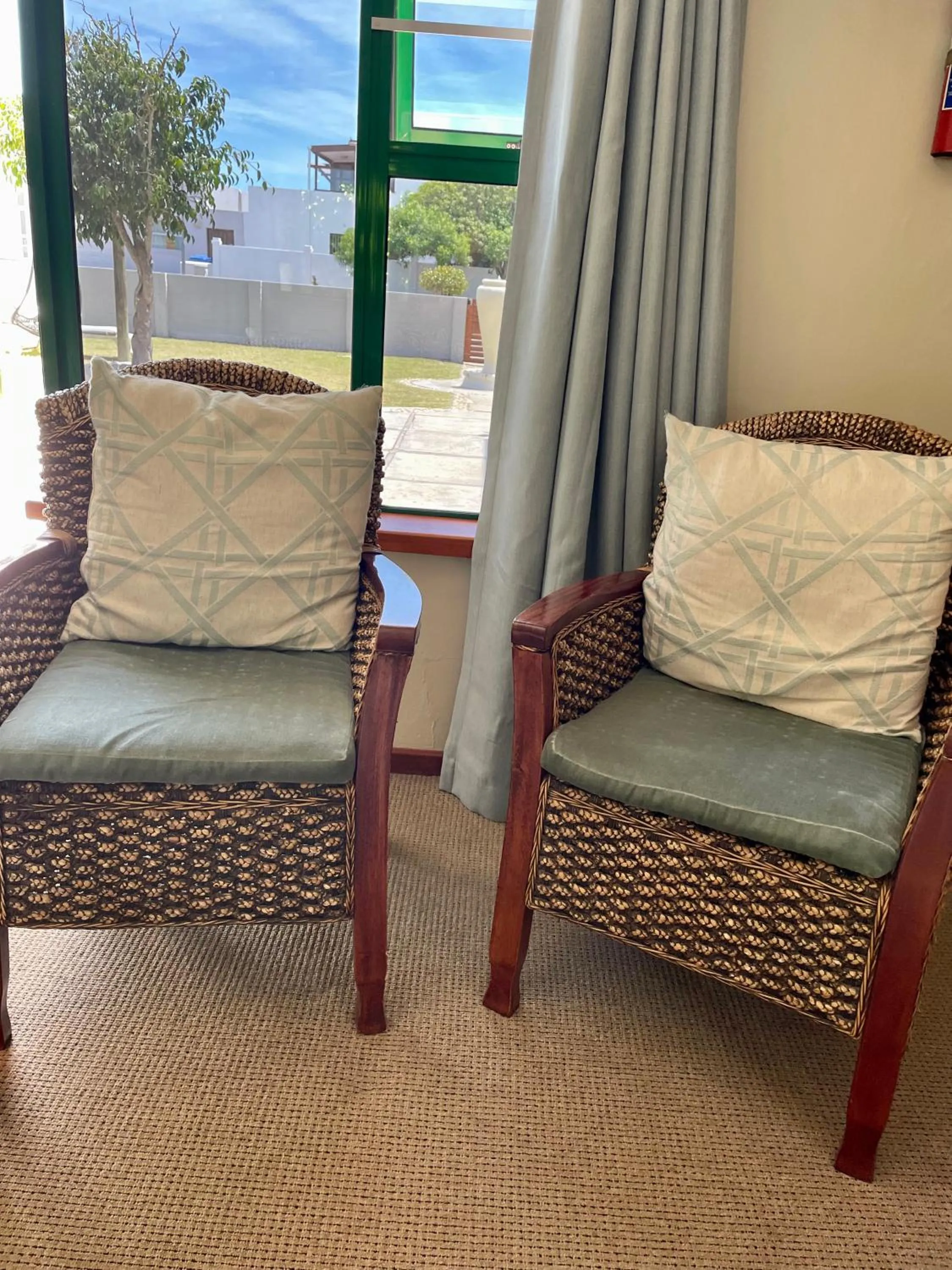 Seating area in Sandra's Guest House