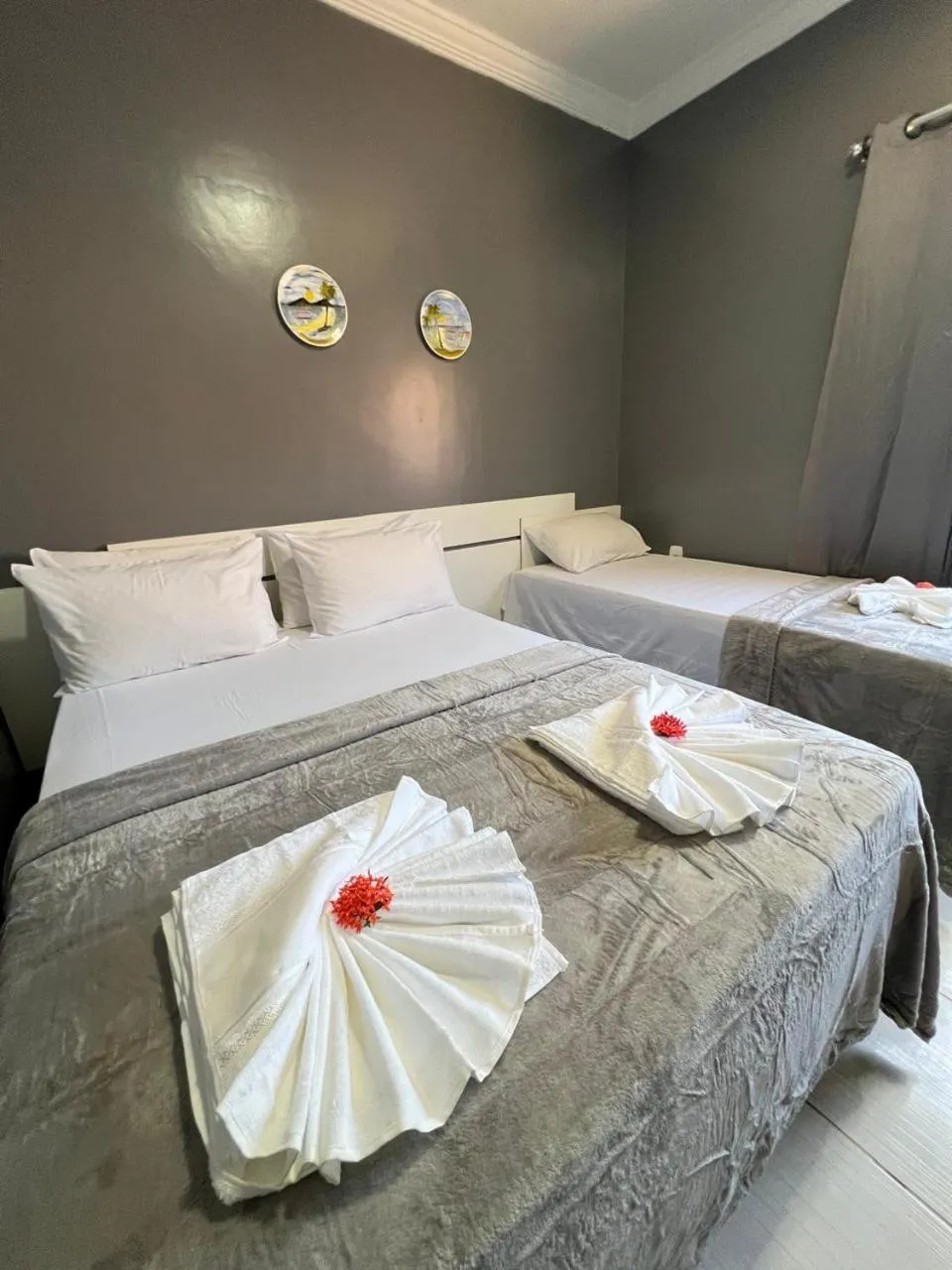 Bed in Pousada Praia Bela