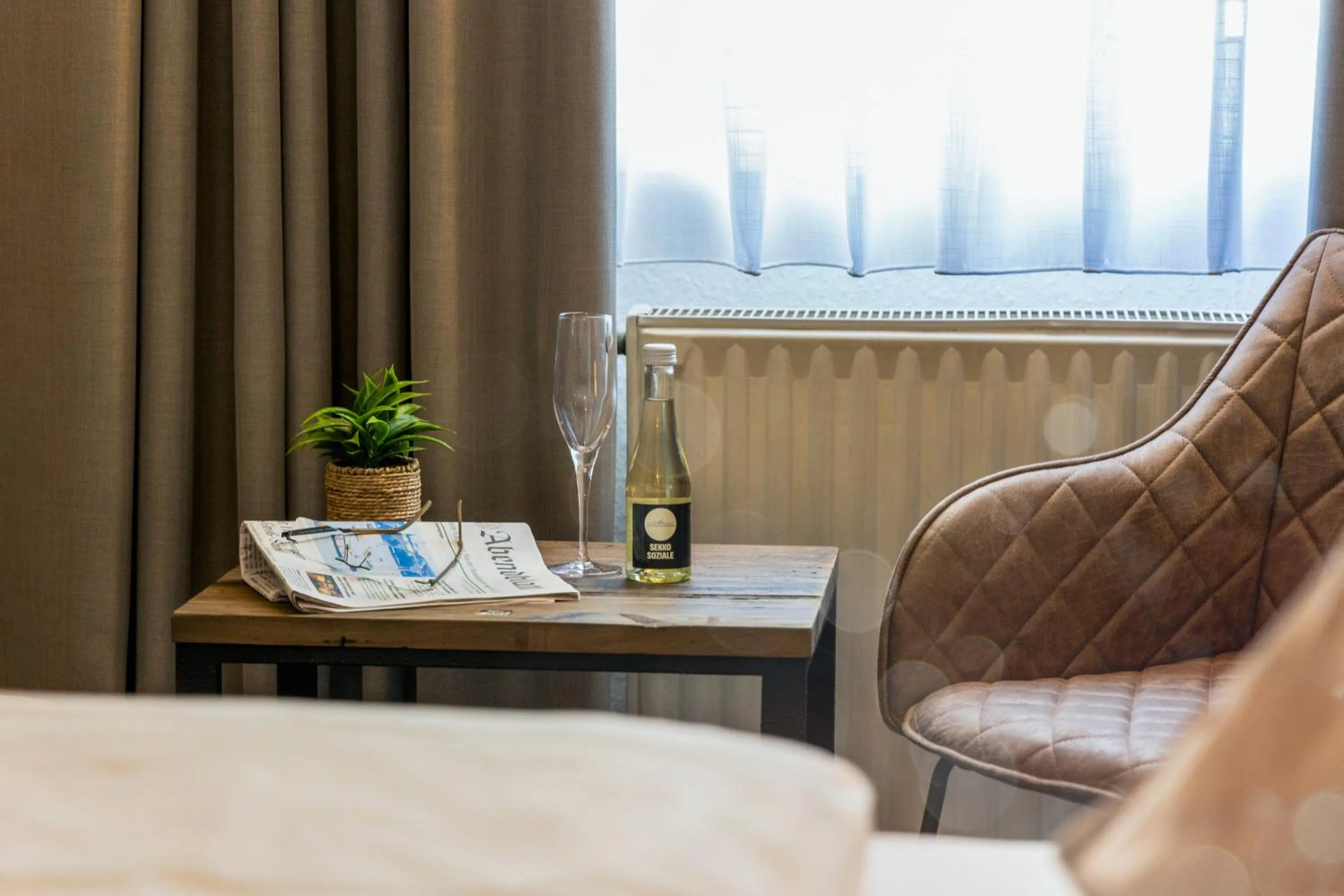 Living room in Auto-Parkhotel Hamburg St Pauli