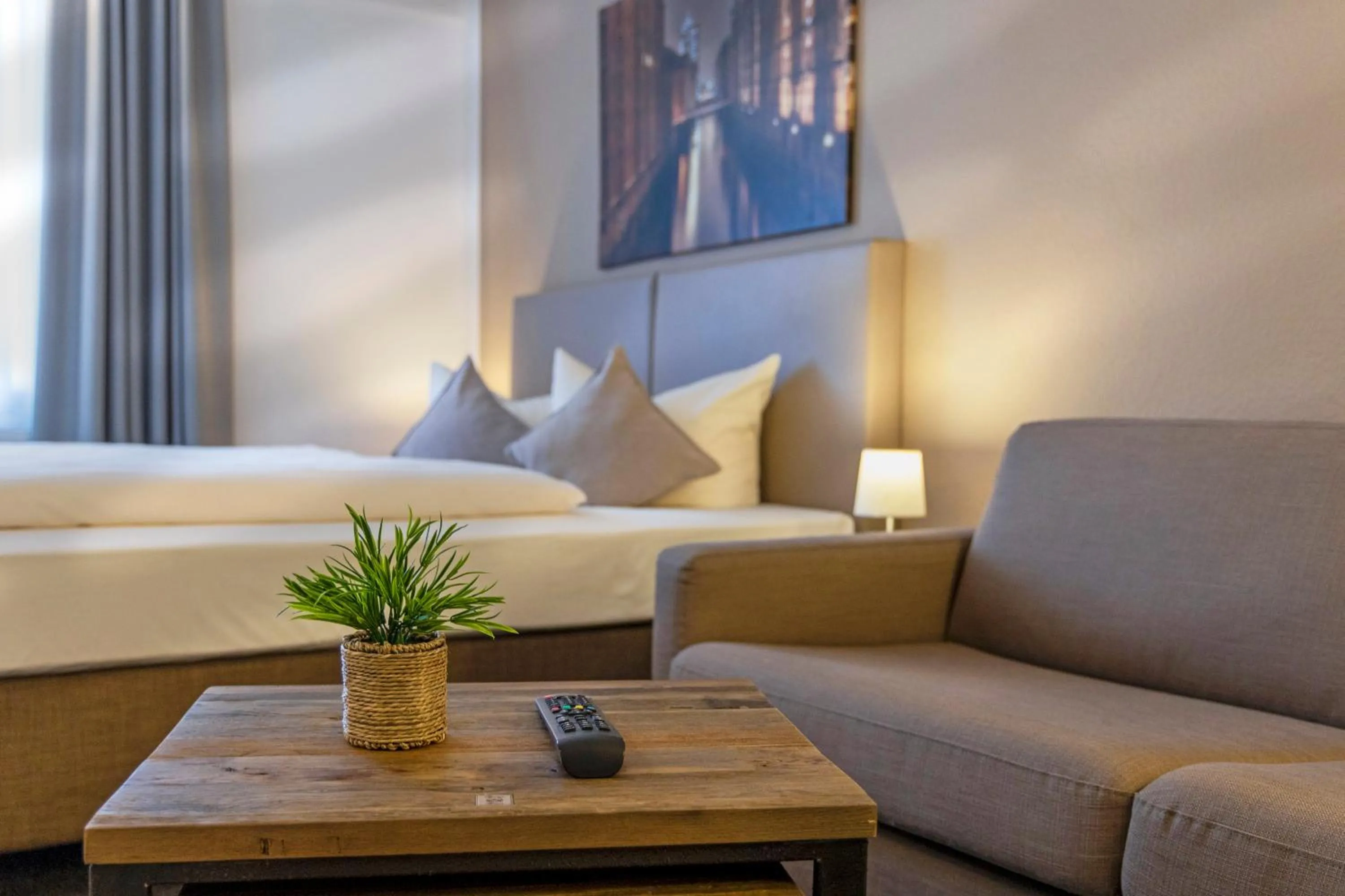 Bed in Auto-Parkhotel Hamburg St Pauli