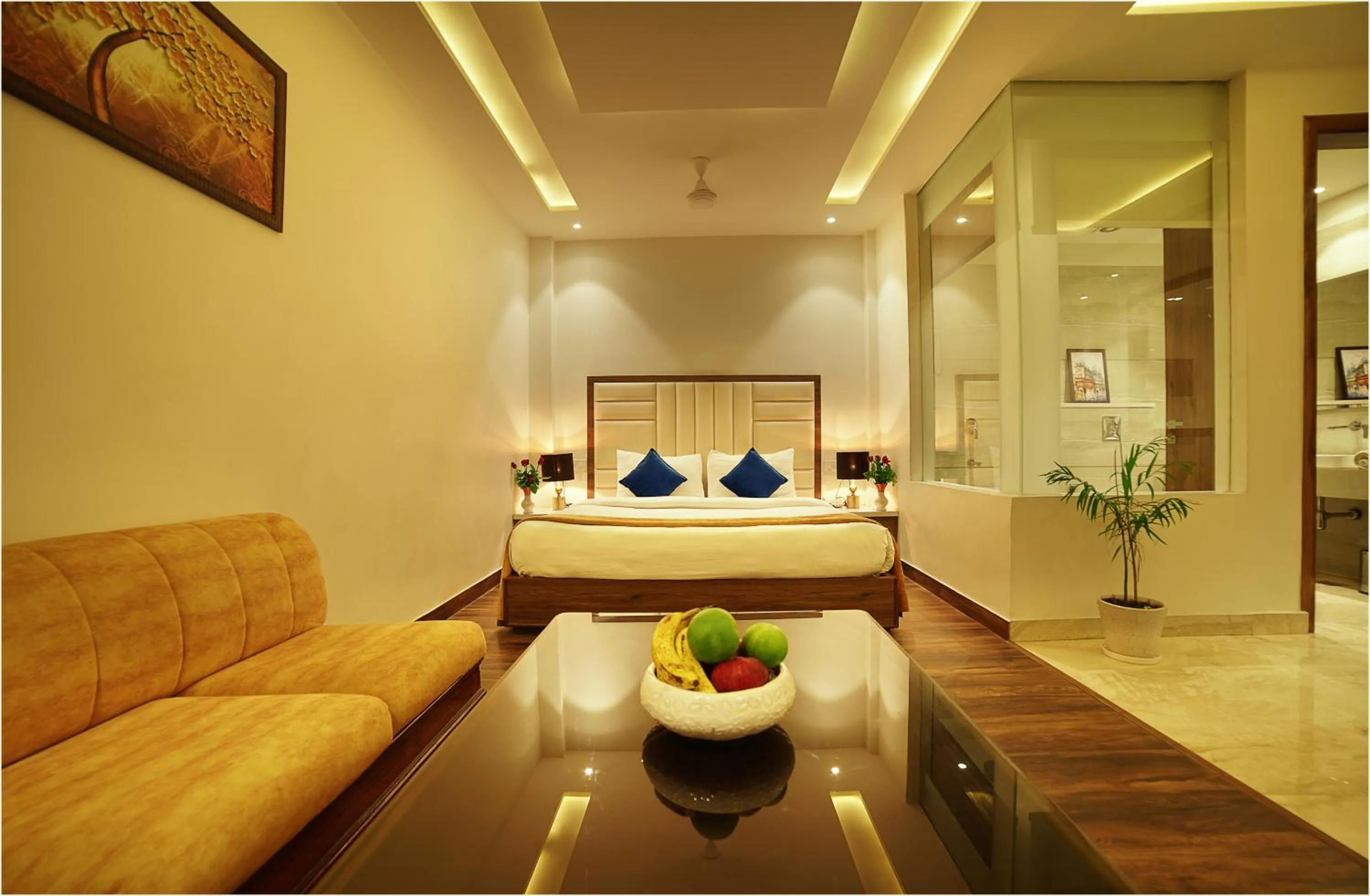 Bed in TreeHouse London Street Amritsar