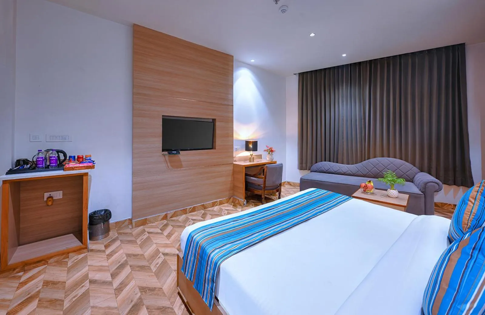 Bed in TreeHouse London Street Amritsar