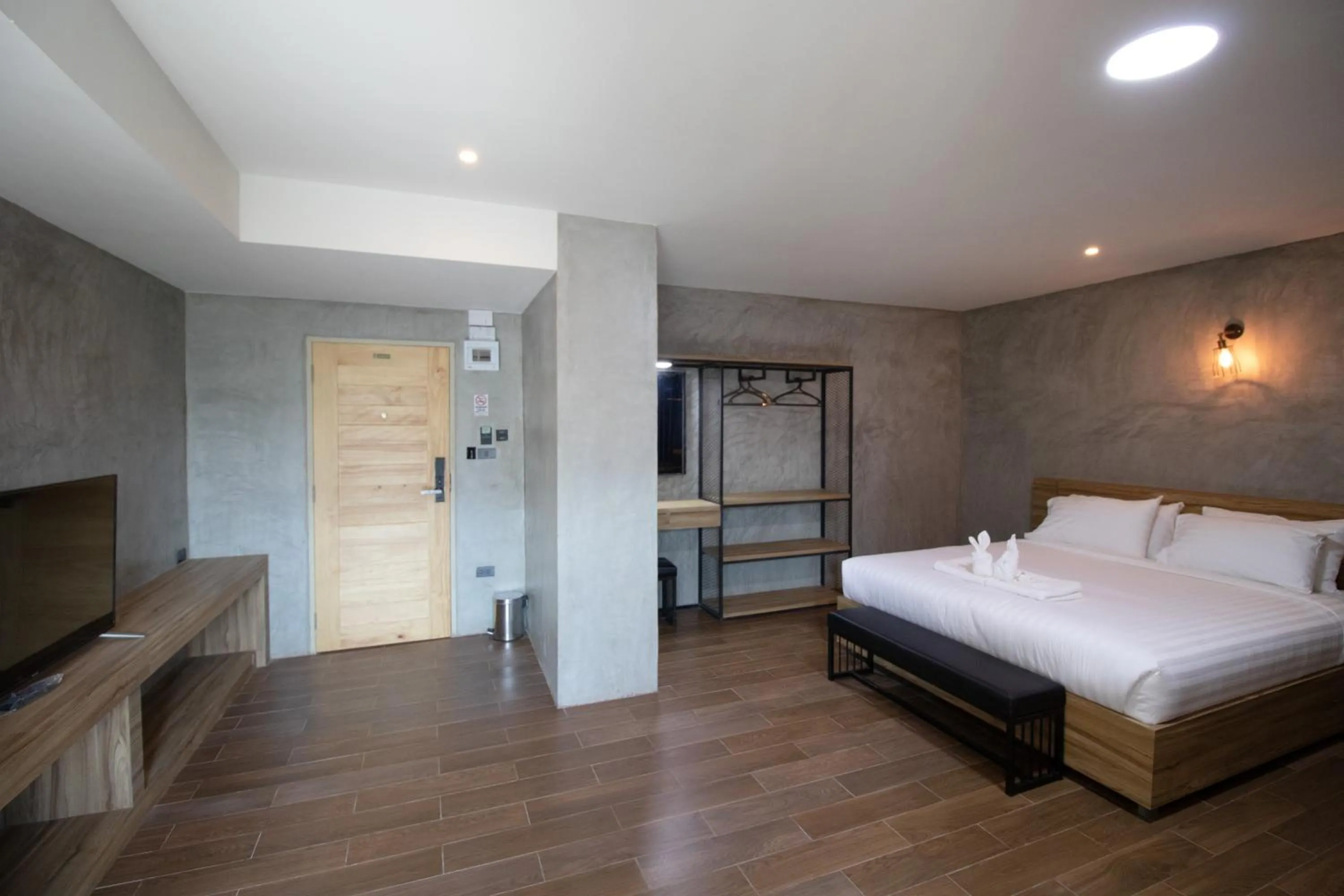 Bedroom, Bed in Rabbit Hotel Phimai