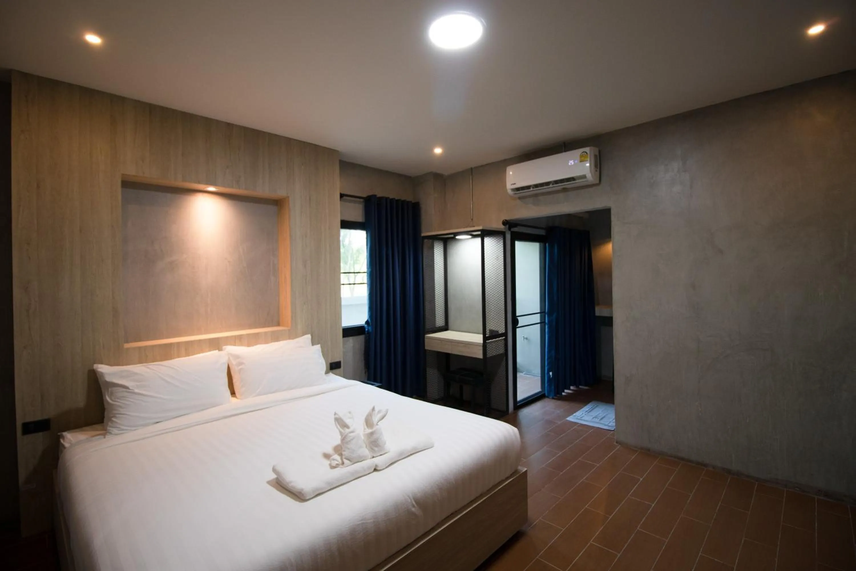 Bedroom, Bed in Rabbit Hotel Phimai