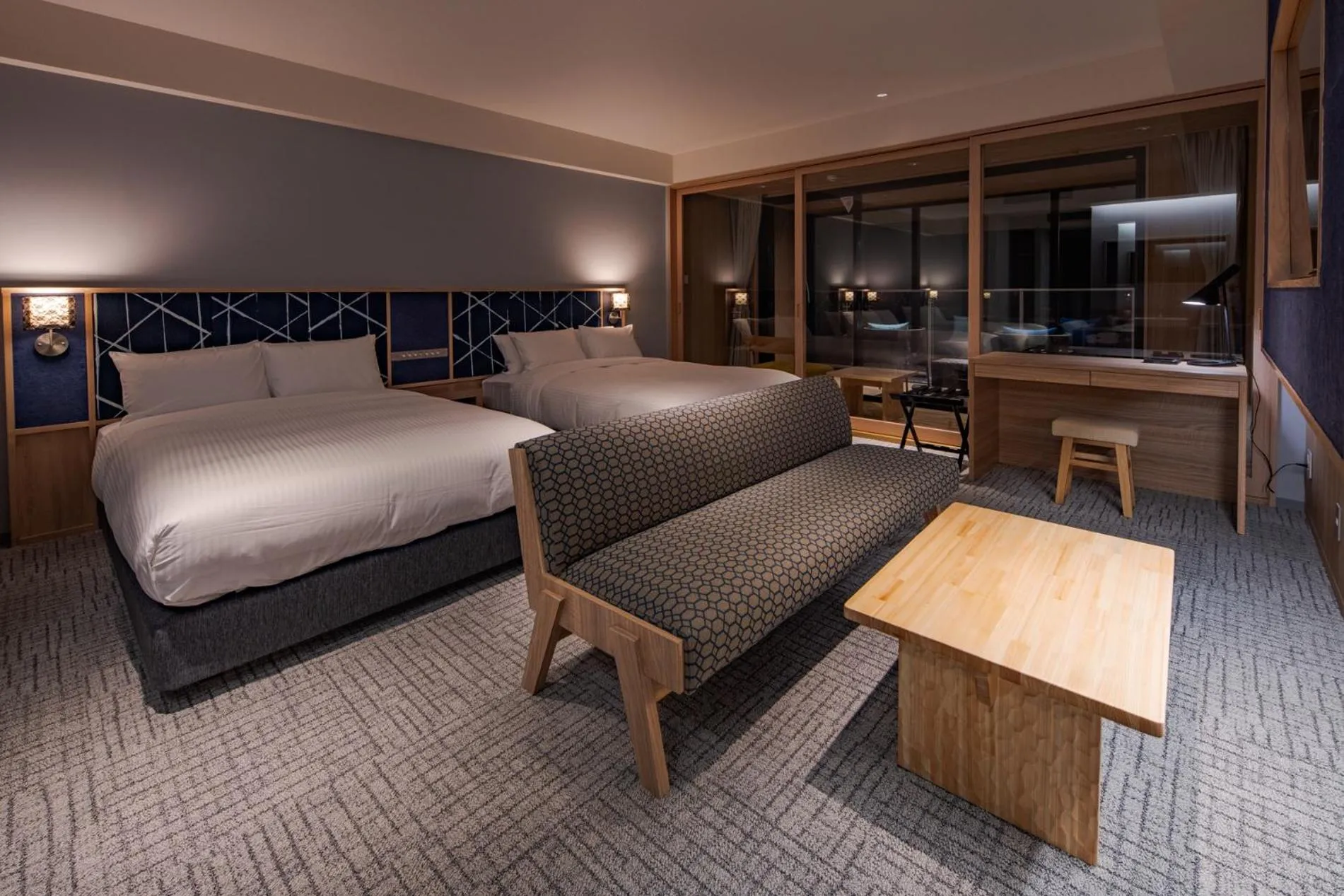 Photo of the whole room, Bed in UNO HOTEL