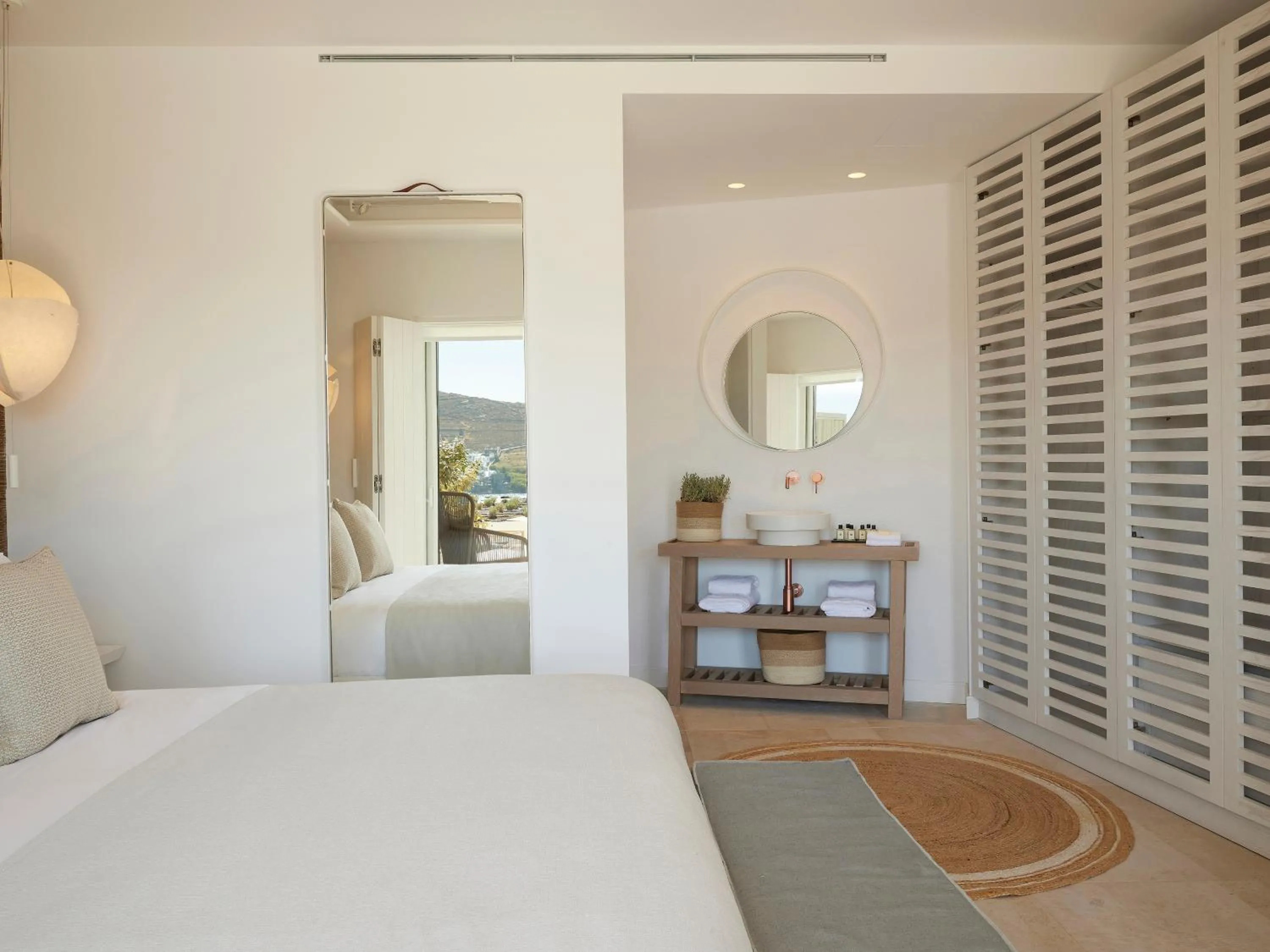 Bedroom, Bed in Once in Mykonos - Designed for Adults