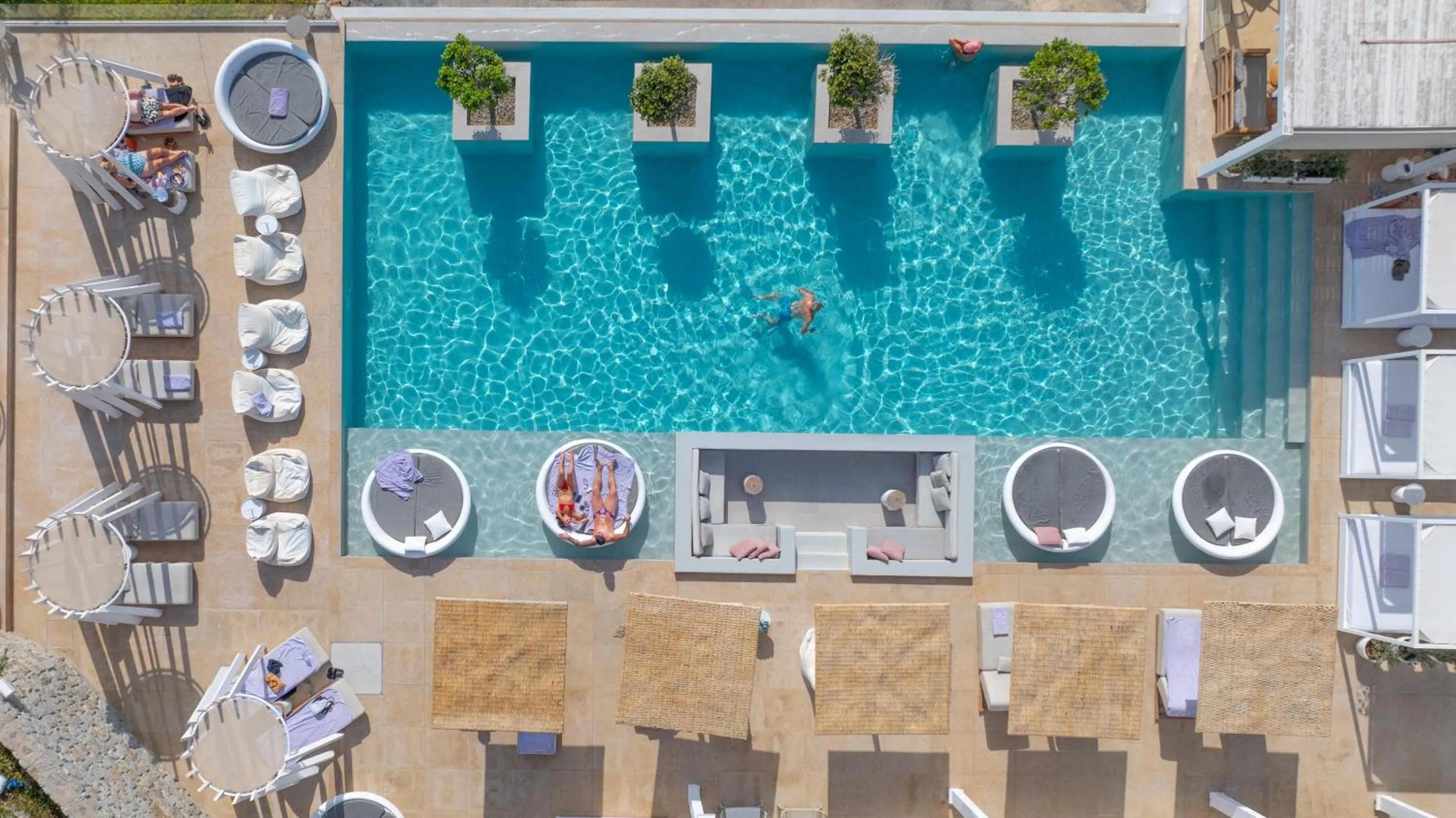 Swimming pool in Once in Mykonos - Designed for Adults