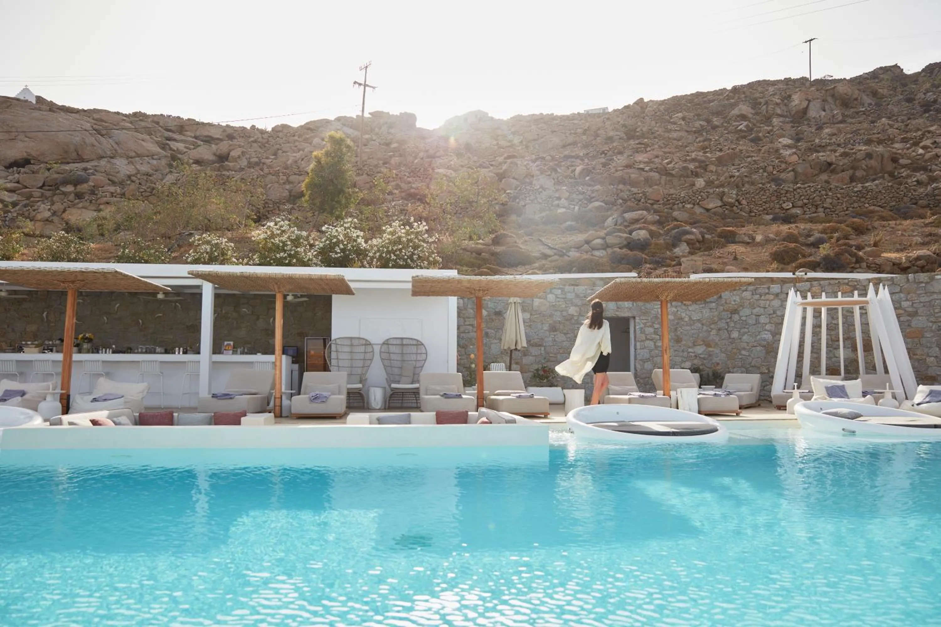 Swimming pool in Once in Mykonos - Designed for Adults