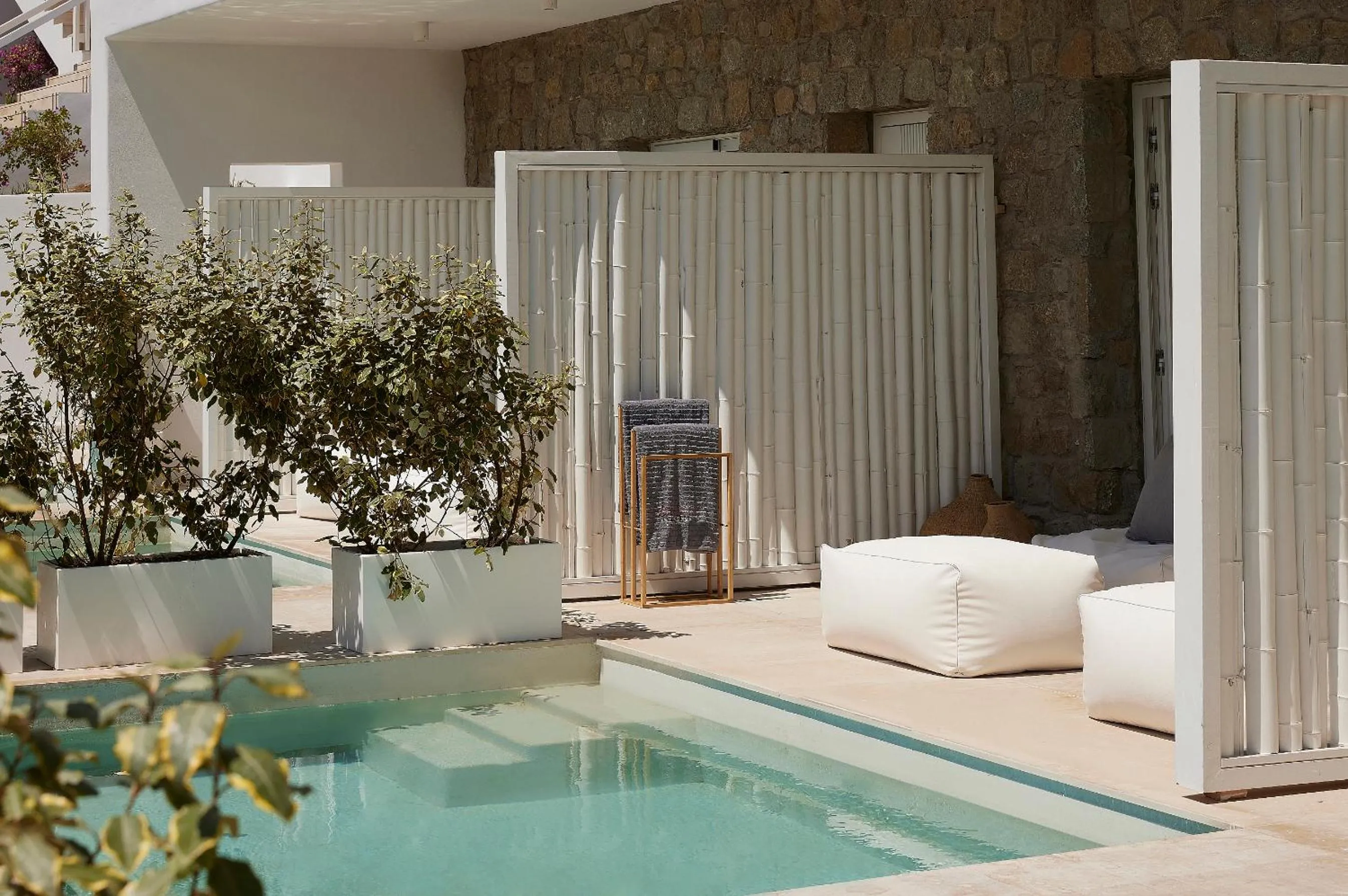 Patio in Once in Mykonos - Designed for Adults