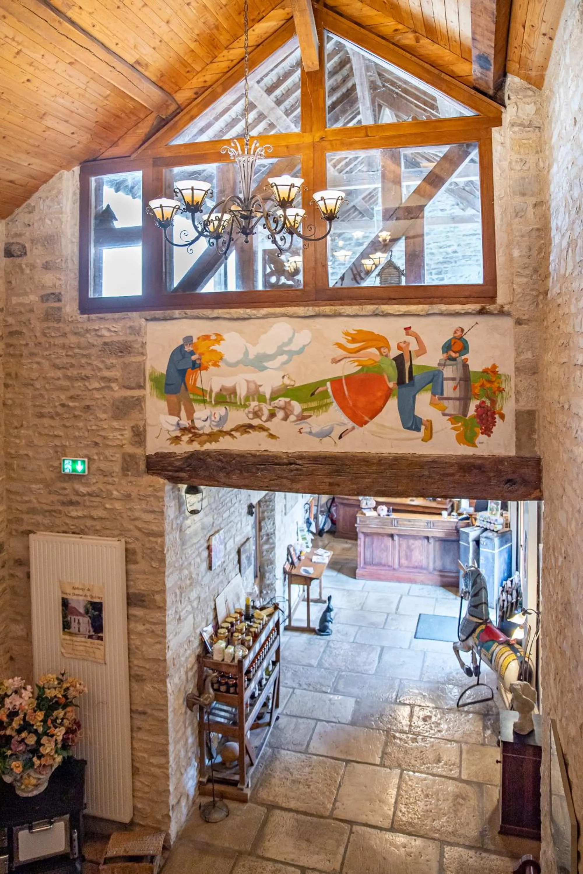 Lobby or reception in Hôtel De La Beursaudiere
