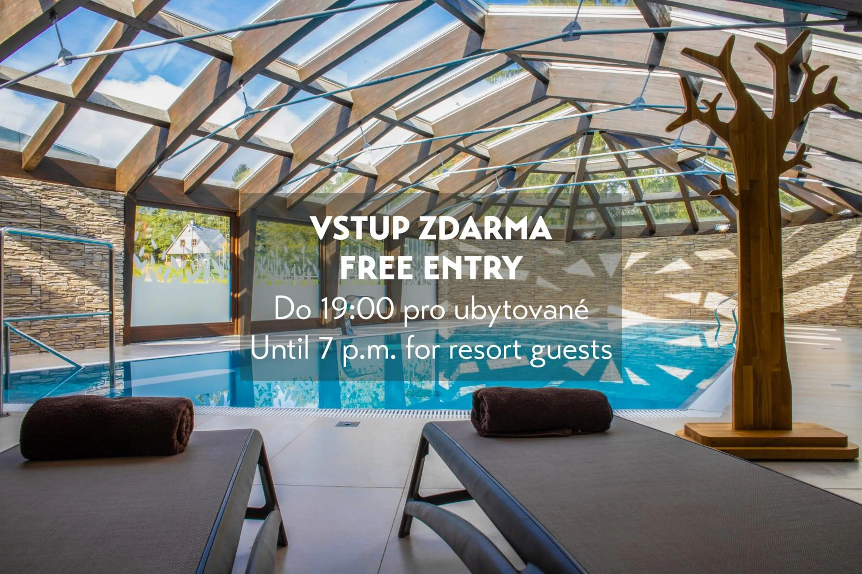 Swimming pool in Amenity Hotel & Resort Orlické hory