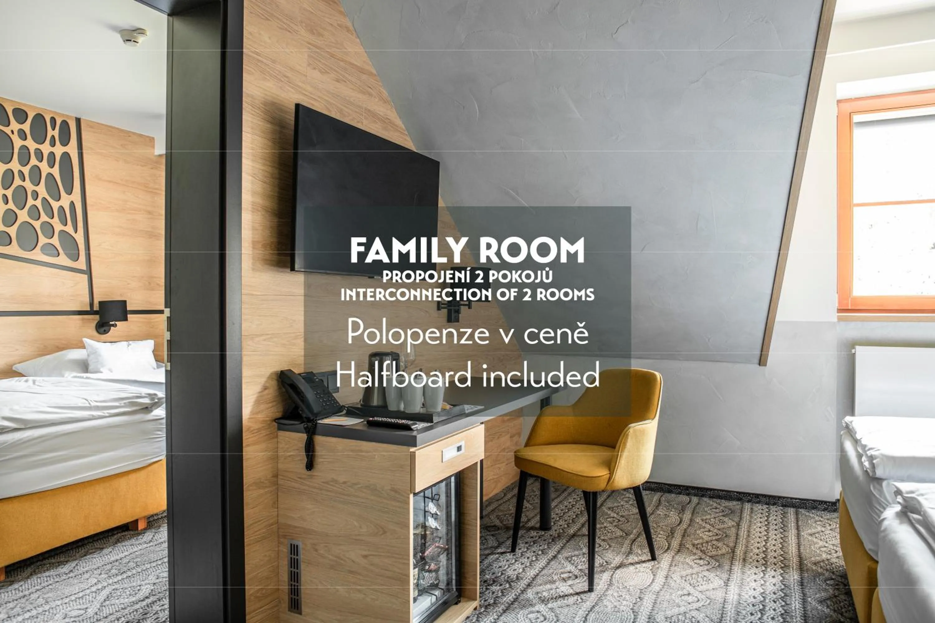 TV and multimedia, Bed in Amenity Hotel & Resort Orlické hory